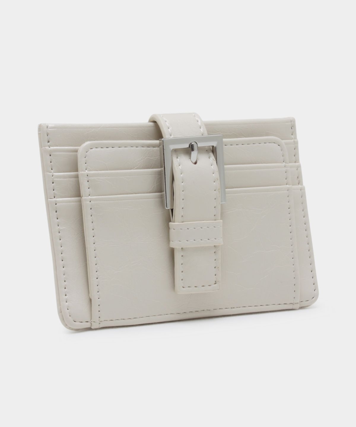마틴콕스(MATINCOX) Buckle Card Wallet - Cream