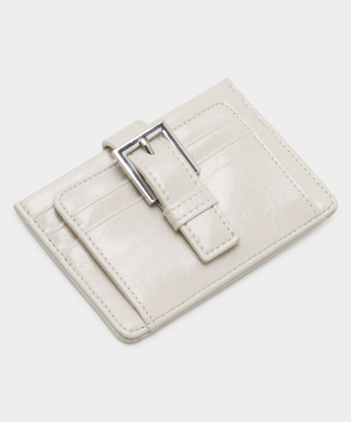 마틴콕스(MATINCOX) Buckle Card Wallet - Cream