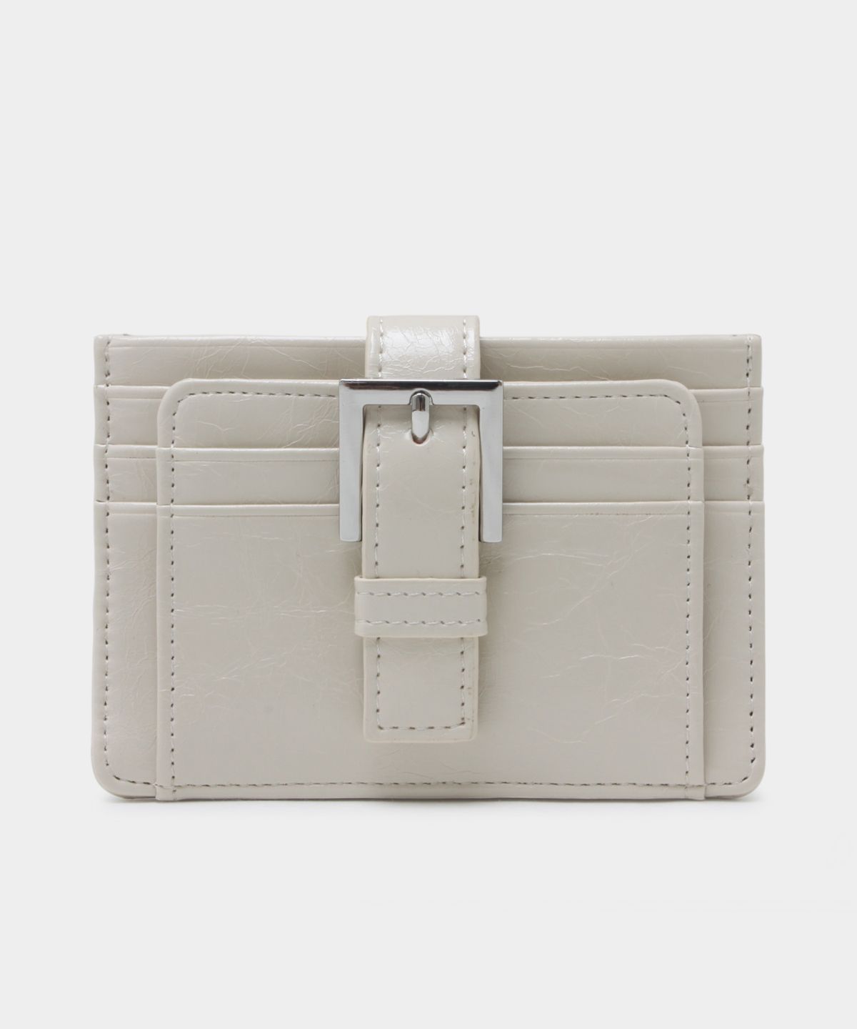 마틴콕스(MATINCOX) Buckle Card Wallet - Cream
