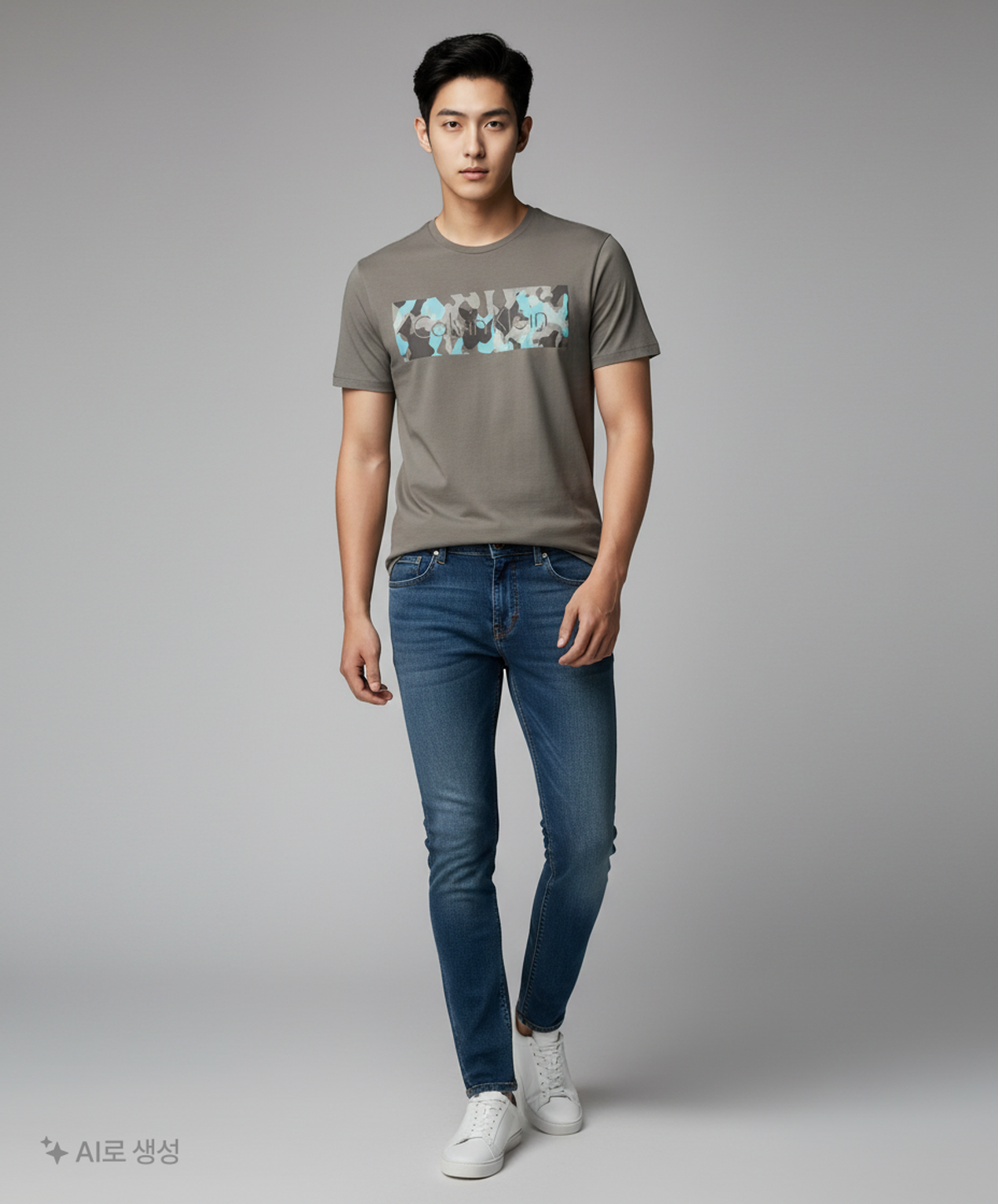 캘빈클라인 진(CALVIN KLEIN JEANS) 반소매 티셔츠 L