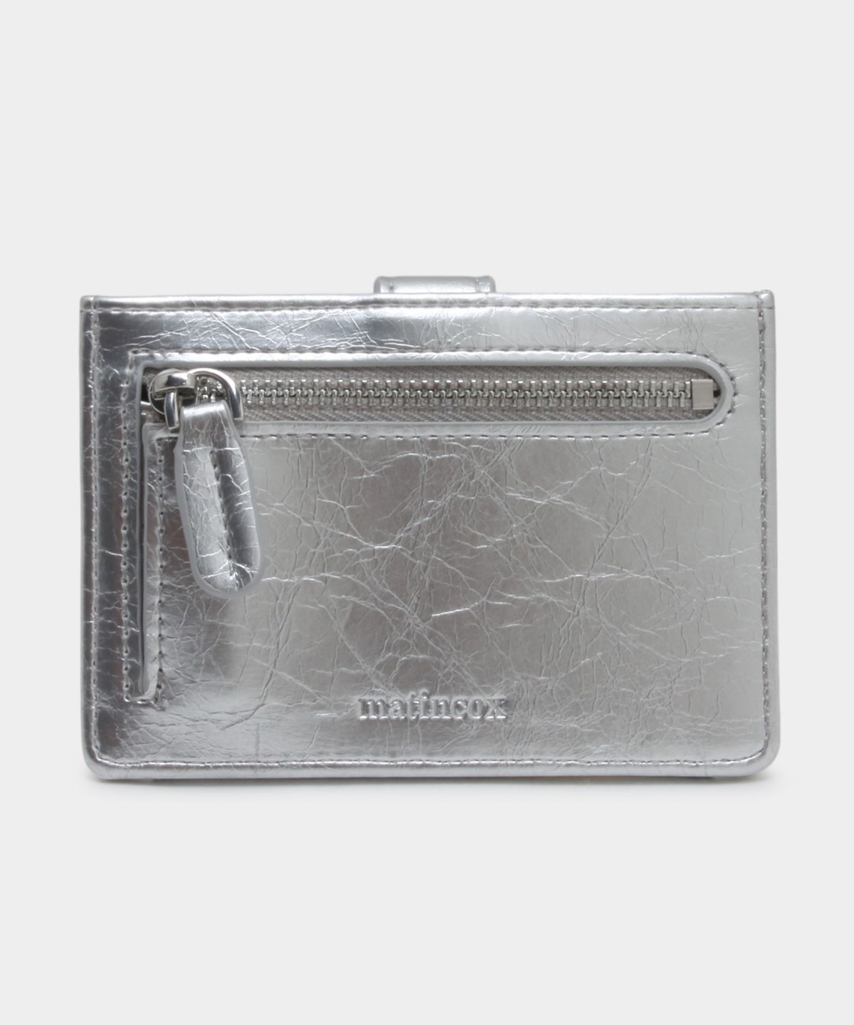 마틴콕스(MATINCOX) Buckle Card Wallet - Silver