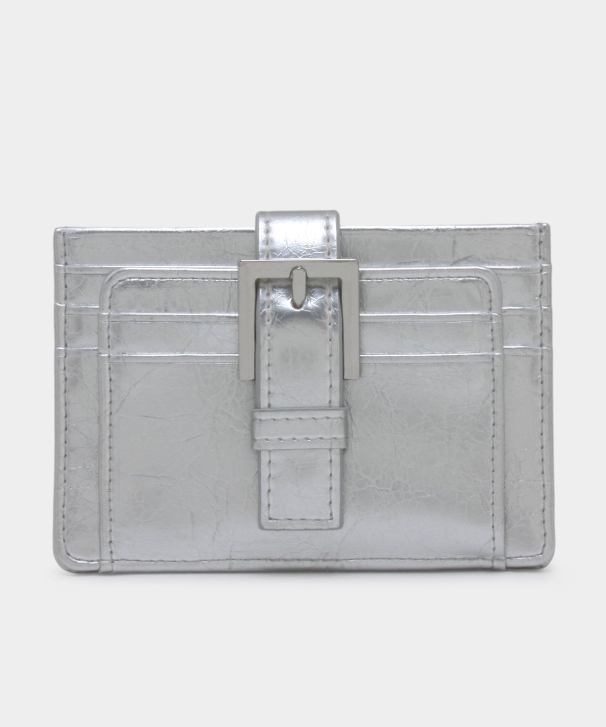 마틴콕스(MATINCOX) Buckle Card Wallet - Silver