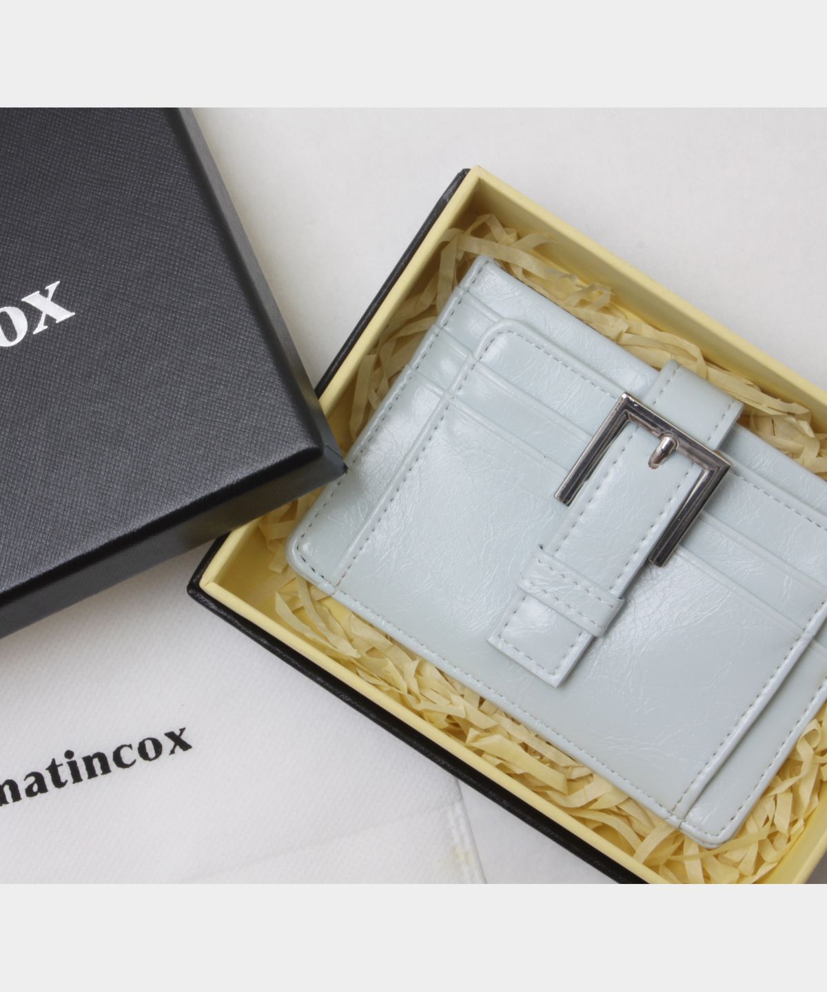 마틴콕스(MATINCOX) Buckle Card Wallet - Sky