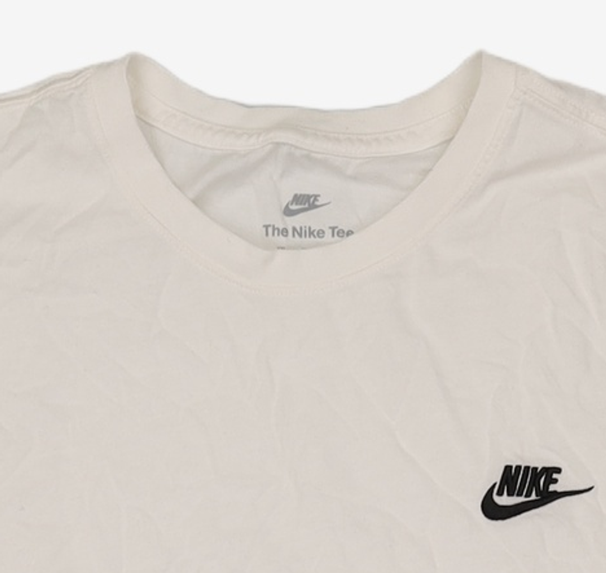 나이키(NIKE) 스포츠웨어 클럽 티셔츠 M - 화이트:블랙 / AR4999-101 110