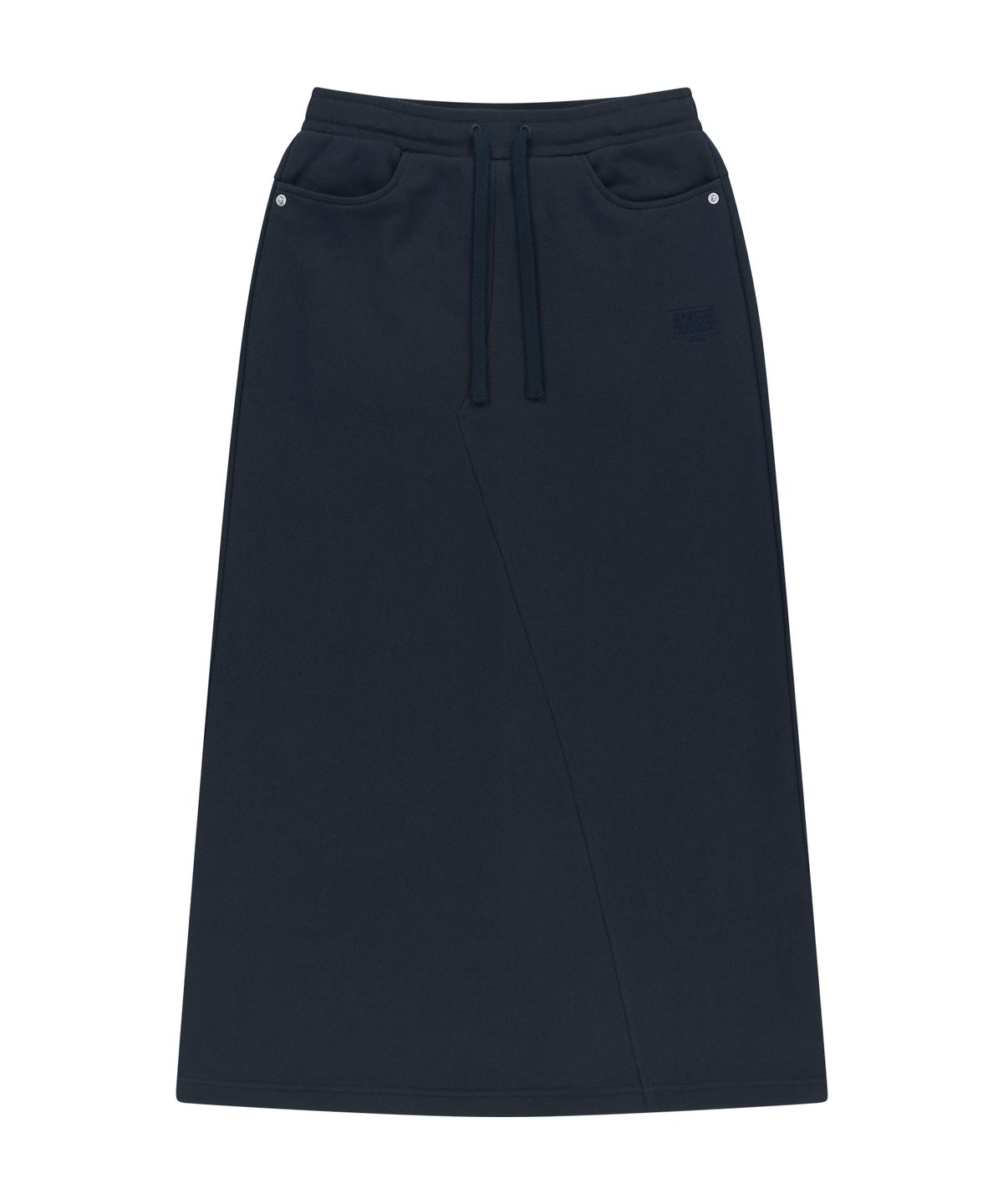 마리떼 프랑소와 저버(MARITHÉ + FRANҪOIS GIRBAUD) W CLASSIC LOGO LONG SWEAT SKIRT navy