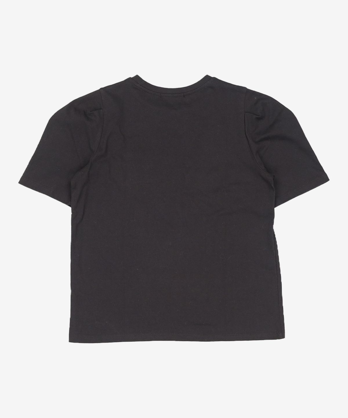비뮤즈맨션(BEMUSE MANSION) Curved short sleeve tee - Black FREE