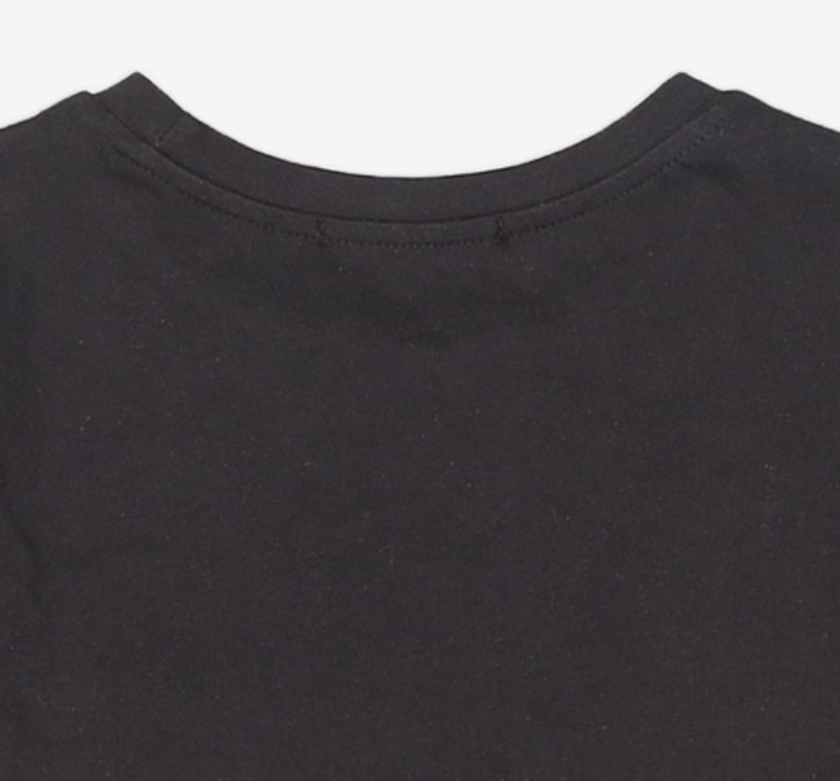 비뮤즈맨션(BEMUSE MANSION) Curved short sleeve tee - Black FREE