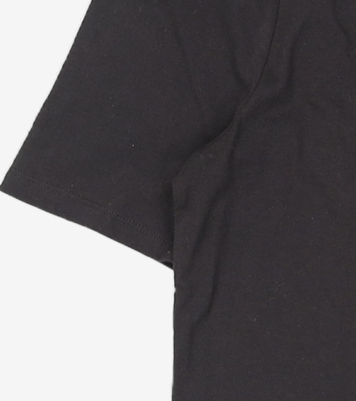 비뮤즈맨션(BEMUSE MANSION) Curved short sleeve tee - Black FREE
