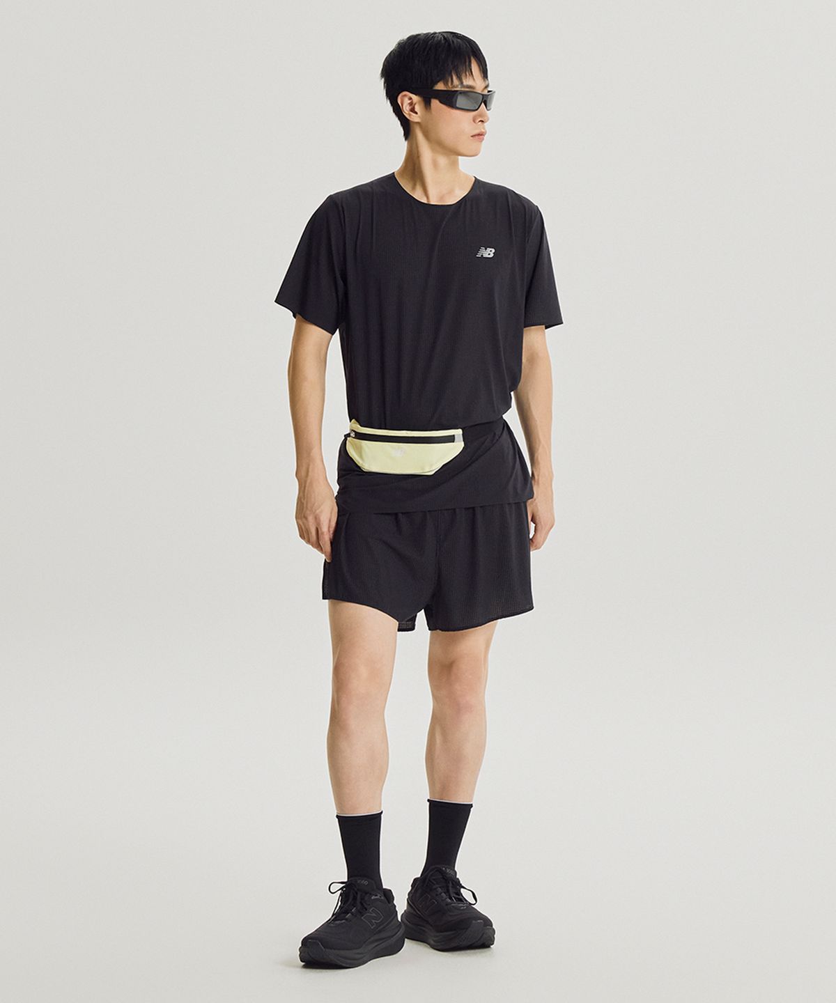 뉴발란스(NEW BALANCE) NBGCGF1191 / PF 스트레치 벨트백 (LIME)