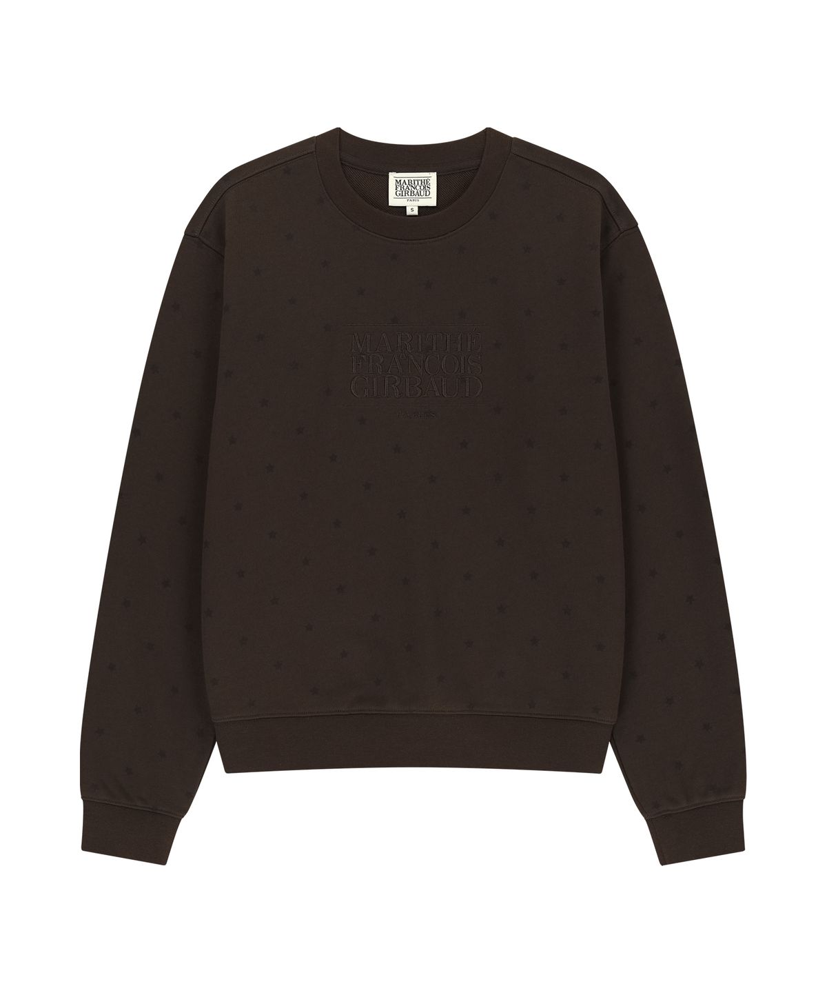마리떼 프랑소와 저버(MARITHÉ + FRANҪOIS GIRBAUD) W CLASSIC LOGO SWEATSHIRT brown