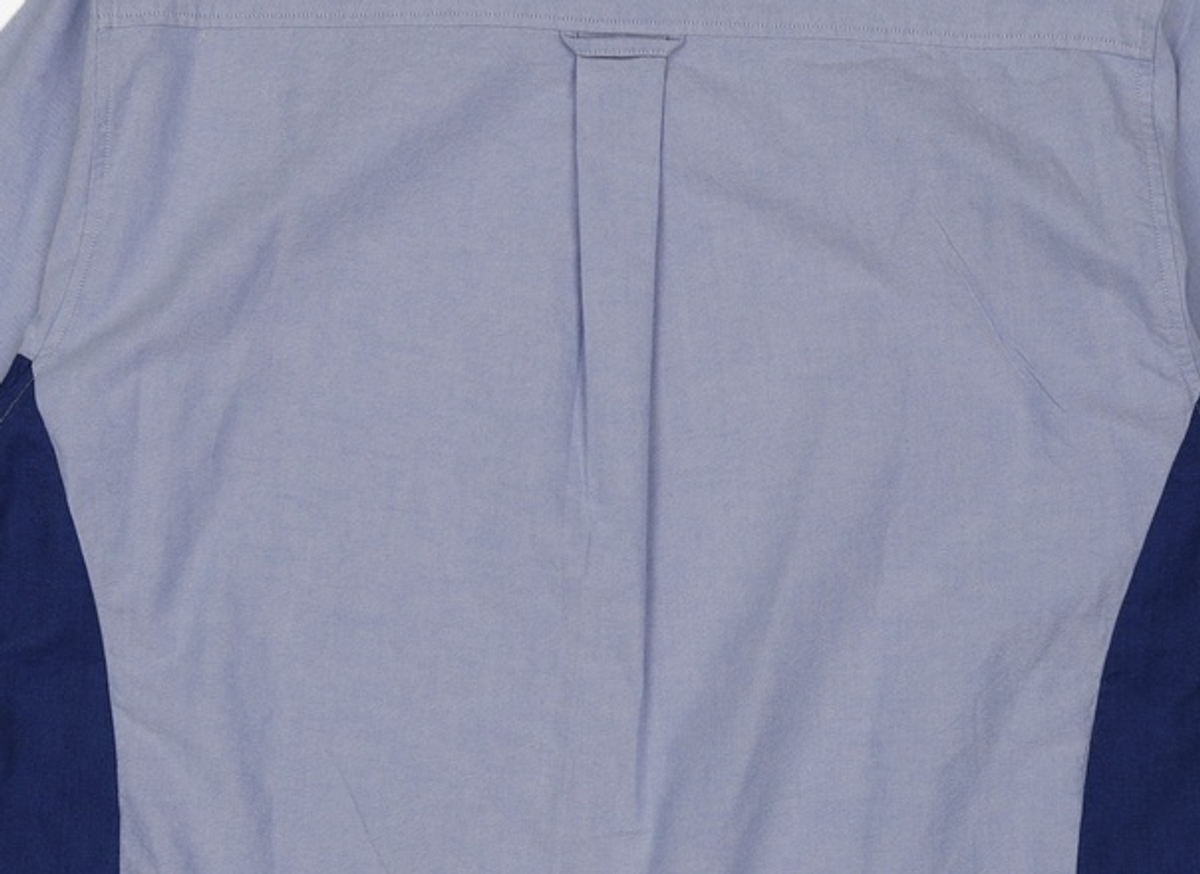 골라(GOLA) COLOR BLOCK OXFORD SHIRTS [BLUE] L