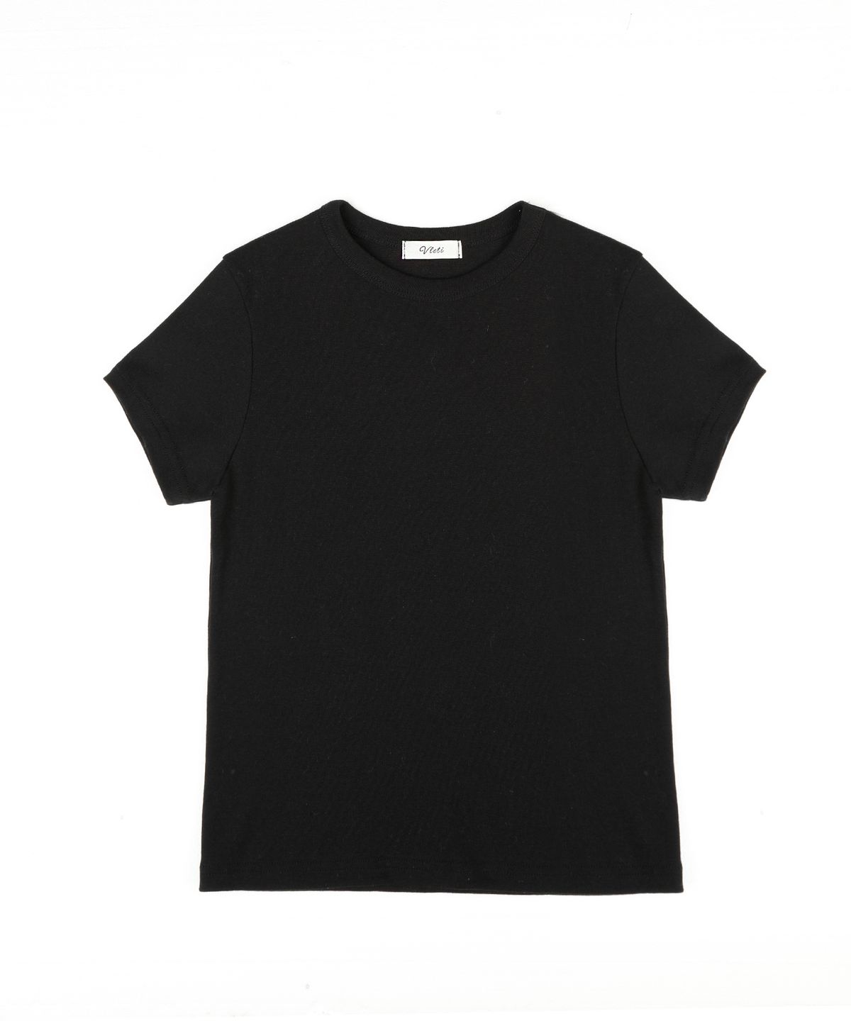 블레티(VLETI) Cotton Basic Half Tee (black)