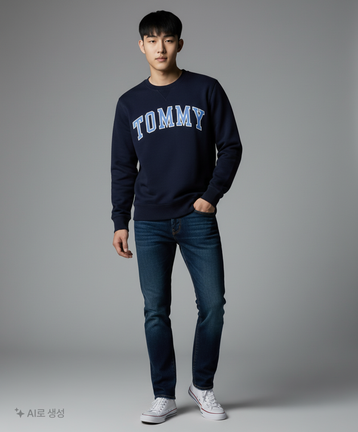 타미진스(TOMMY JEANS) 맨투맨/스웨트셔츠 L