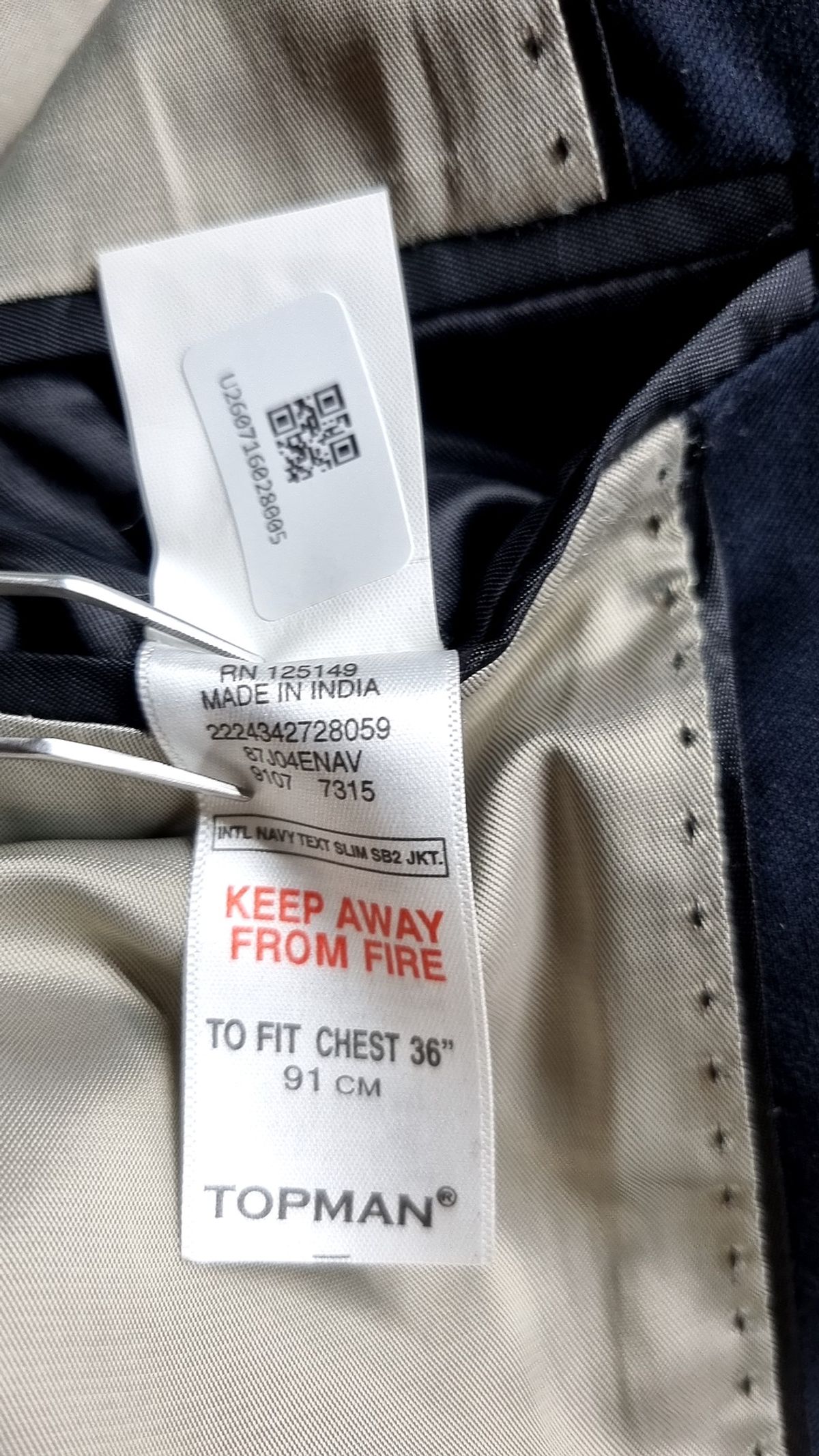 탑맨(TOPMAN) 슈트/블레이저 재킷 M