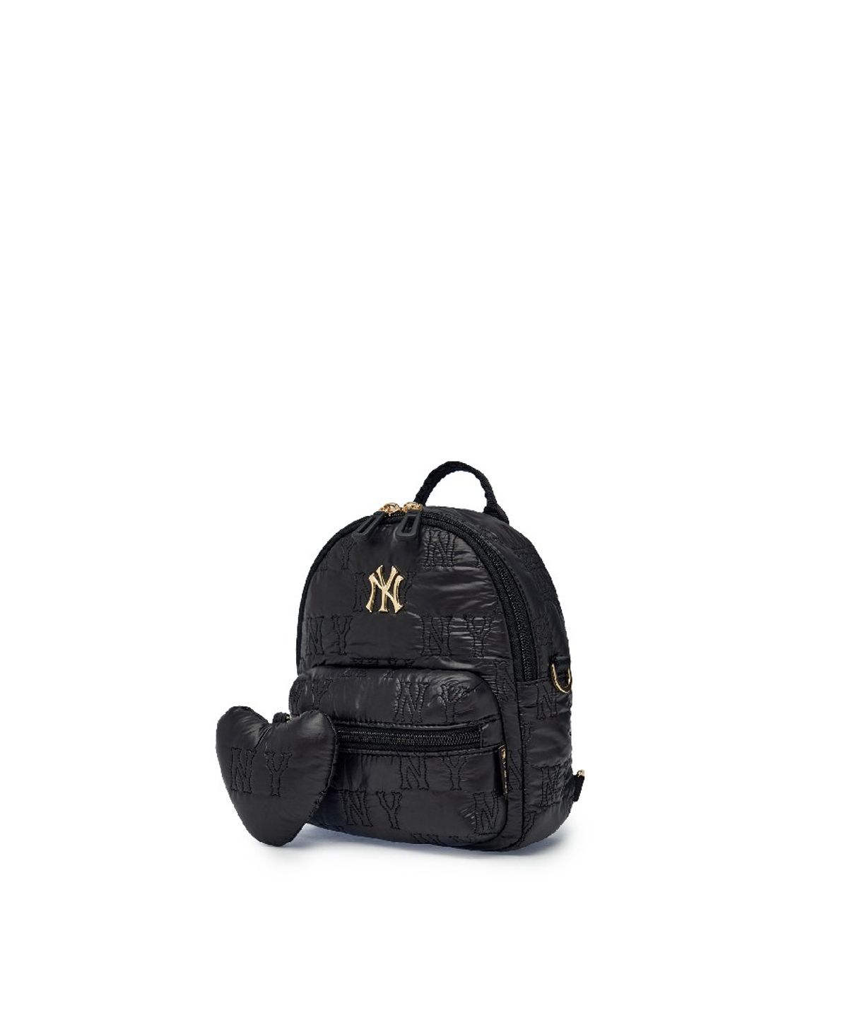 엠엘비 키즈(MLB KIDS) 모노그램 퀼팅 미니 백팩 NY (Black)