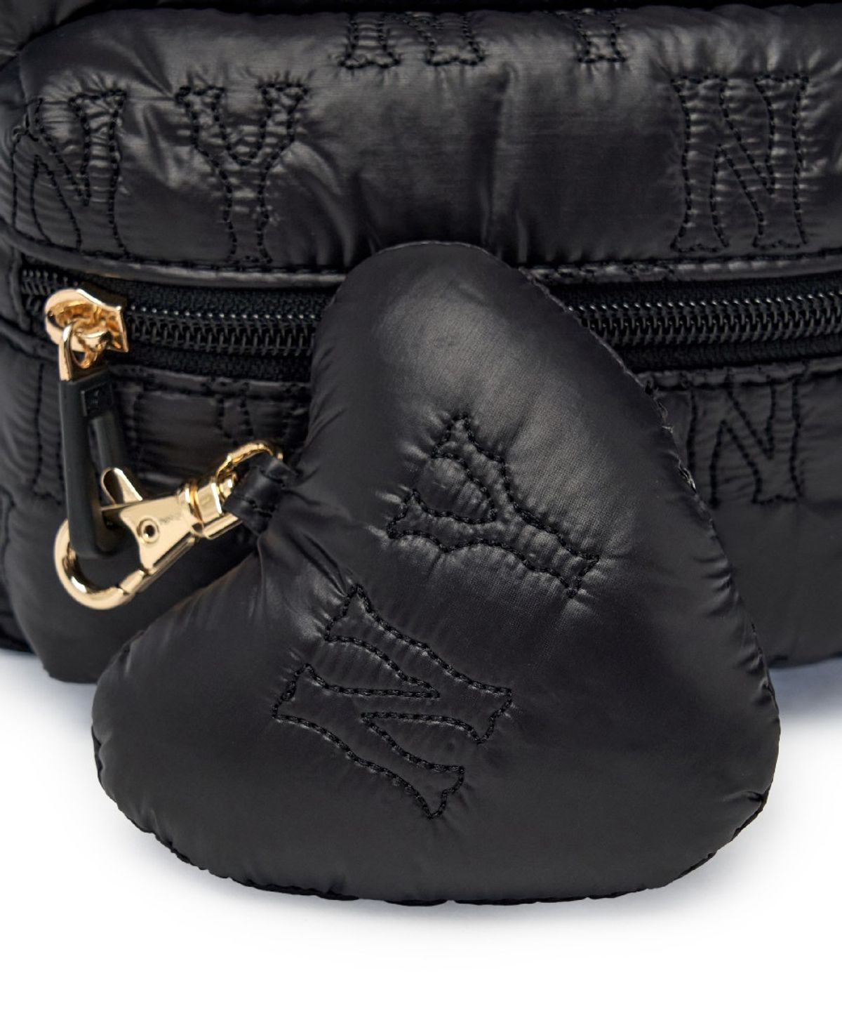 엠엘비 키즈(MLB KIDS) 모노그램 퀼팅 미니 백팩 NY (Black)
