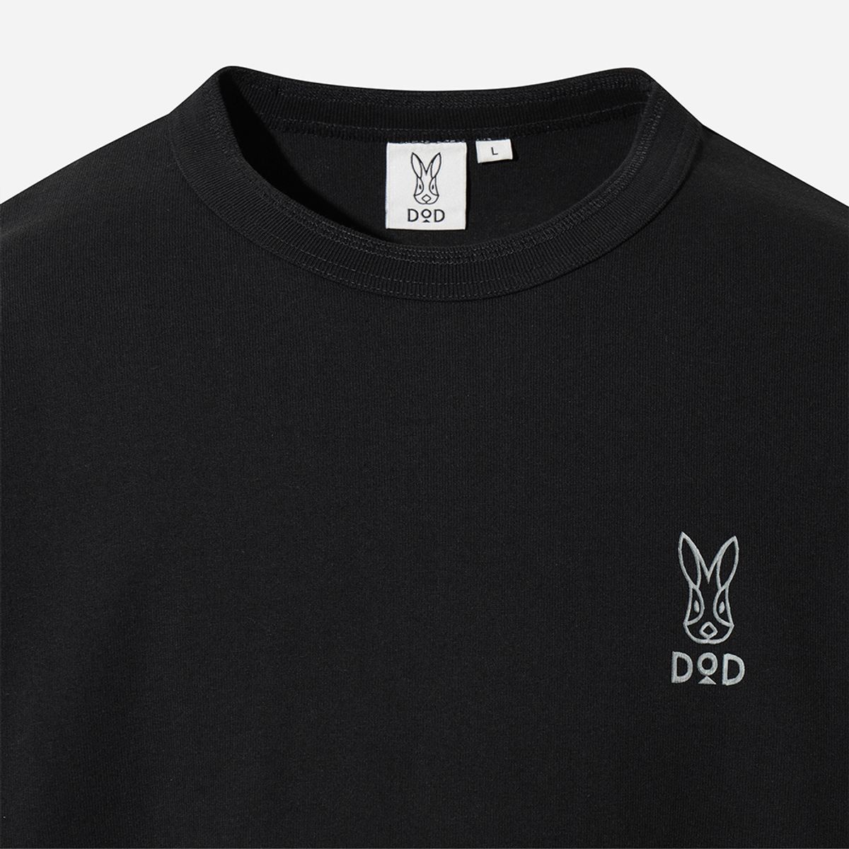 디오디(DOD) 래빗 긴팔티셔츠(BLACK)