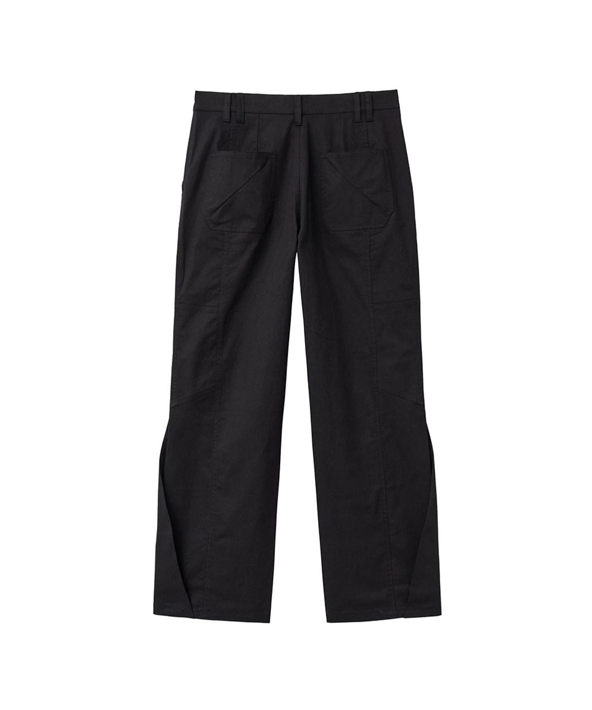 미세키서울 맨(MISEKISEOUL MEN) Side pleats multi panel pants BLACK