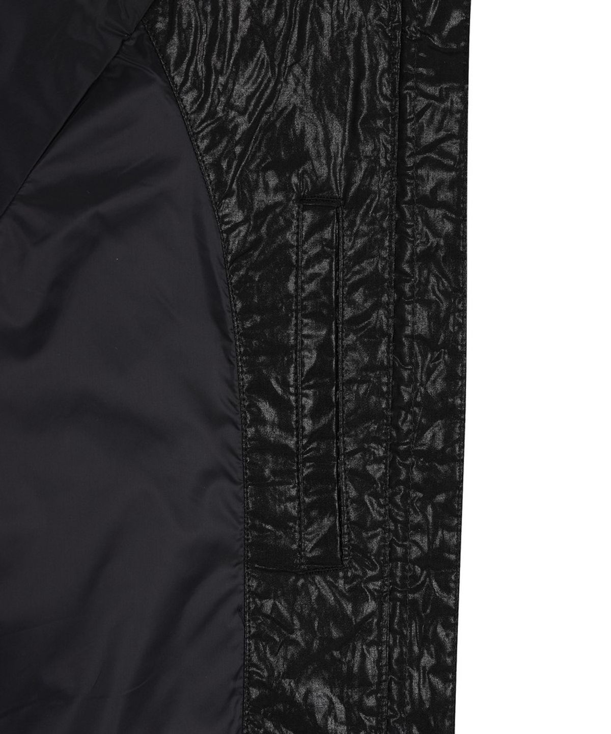 디스커버리 키즈(DISCOVERY KIDS) 여아 하이넥 글로시 바람막이 (BLACK)