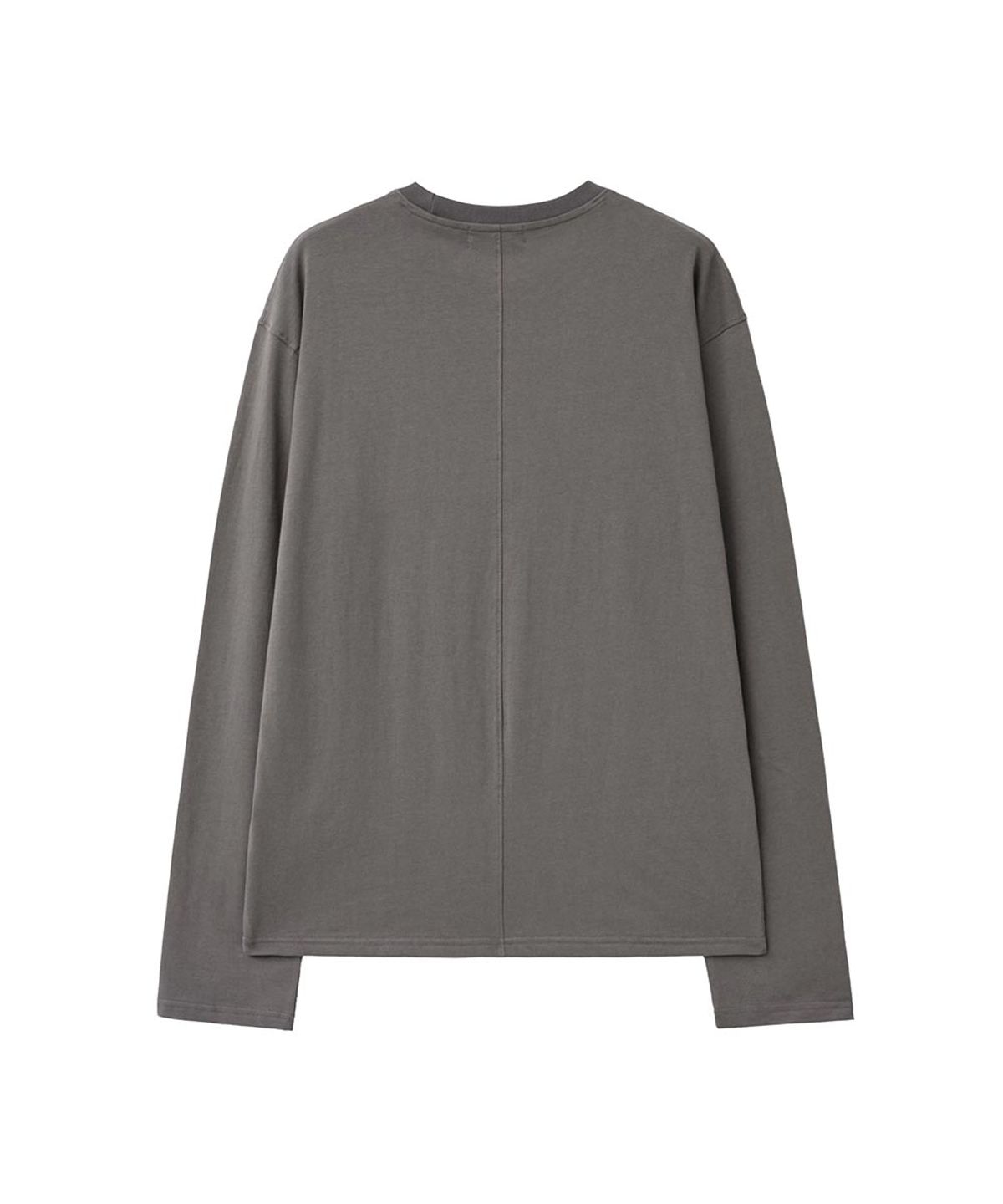 미세키서울 맨(MISEKISEOUL MEN) Post card long sleeve CHARCOAL