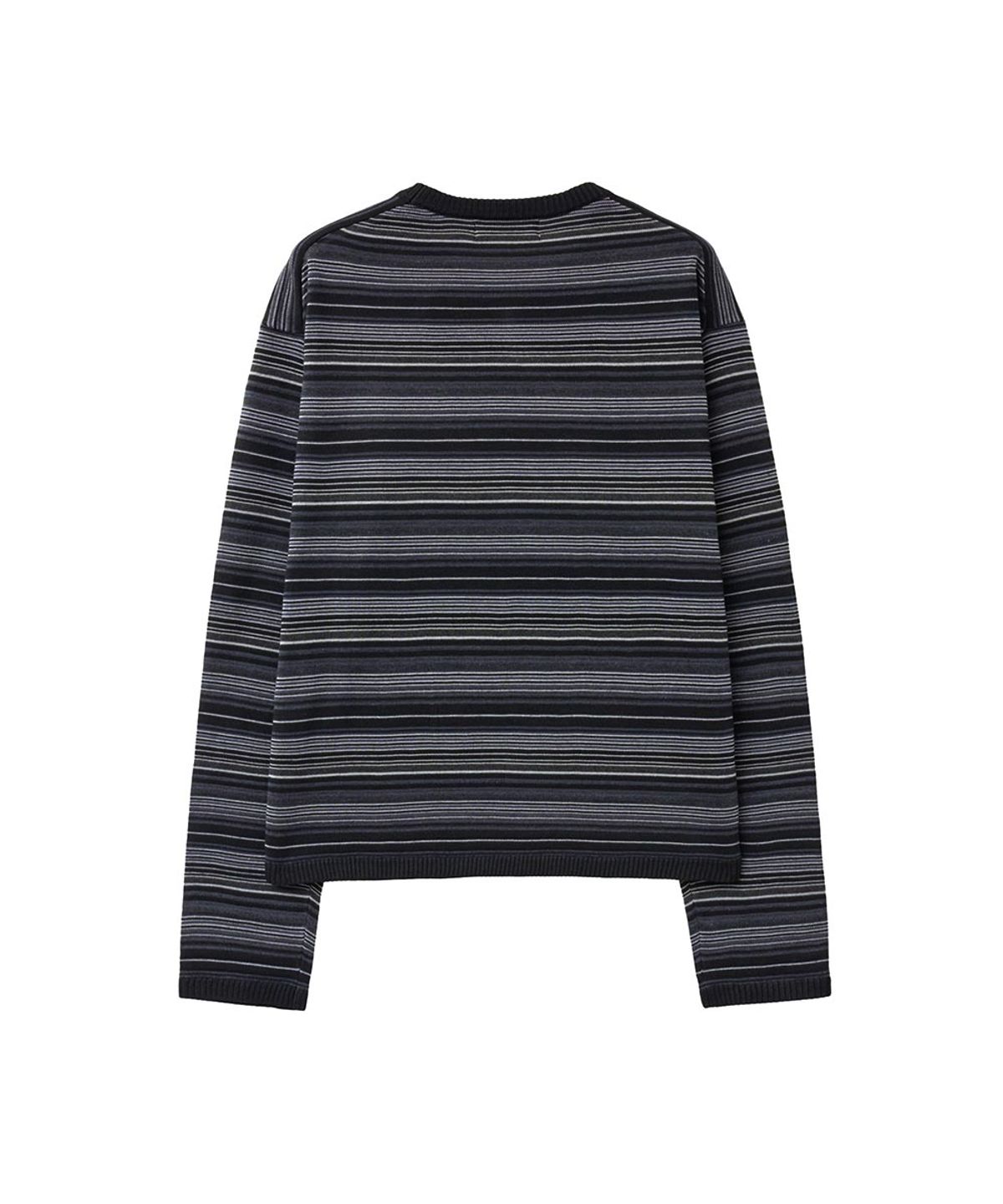 미세키서울 맨(MISEKISEOUL MEN) Multi stripe knit BLACK