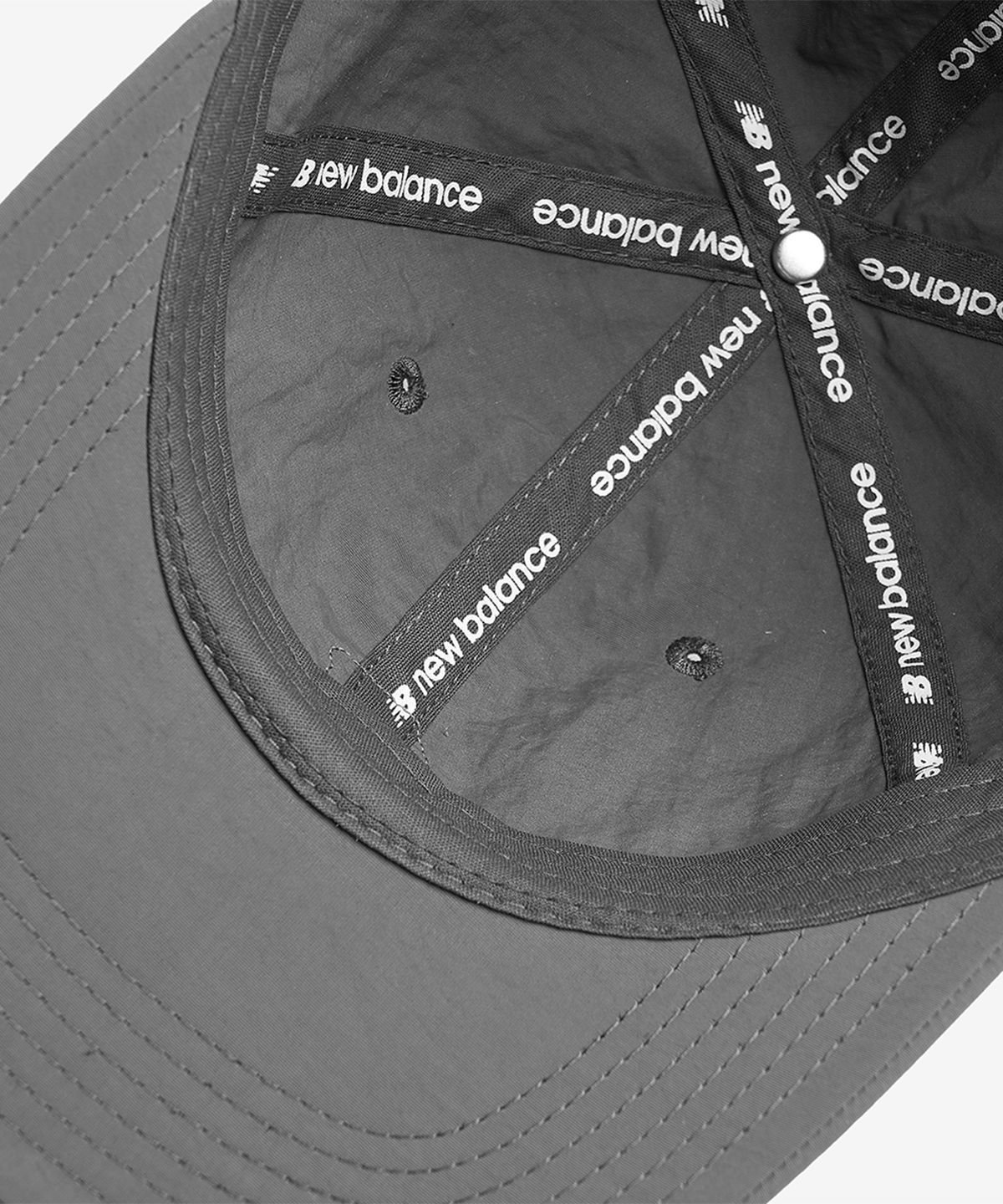 뉴발란스(NEW BALANCE) NBGDGF1104 / 와펜 스몰로고 나일론 볼캡 (CHARCOAL)