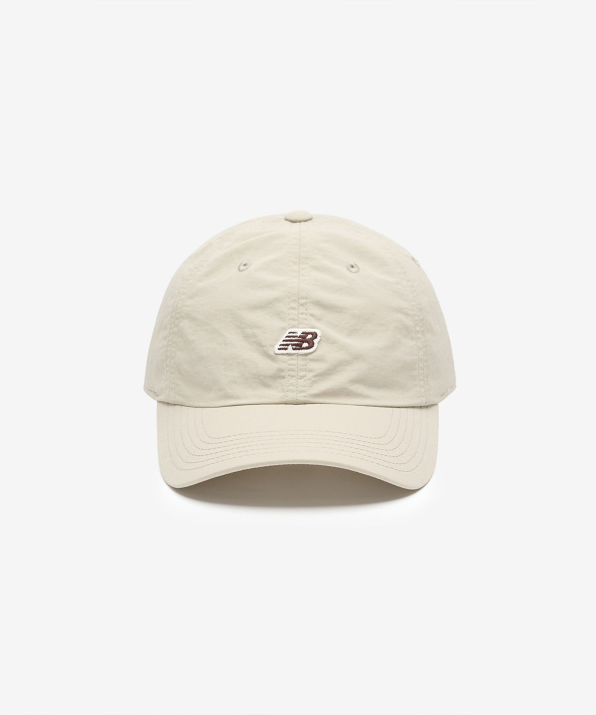 뉴발란스(NEW BALANCE) NBGDGF1104 / 와펜 스몰로고 나일론 볼캡 (CREAM)