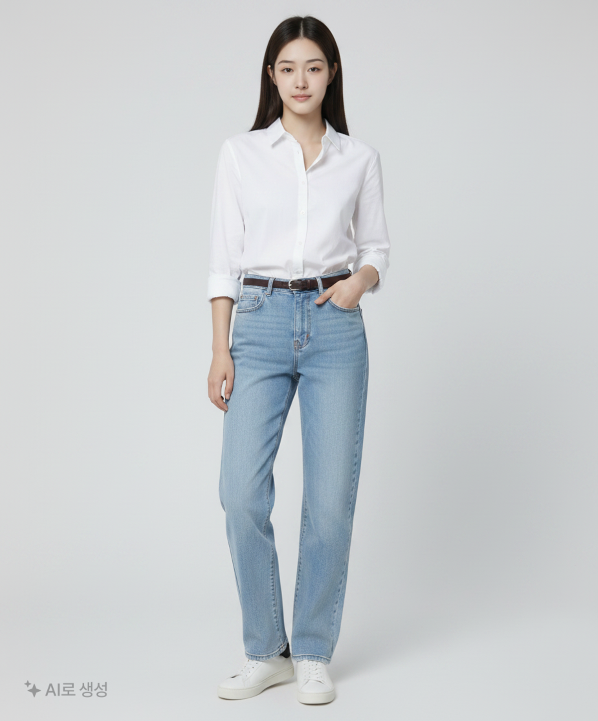 오브유이(AUBE UE) 청/데님 팬츠 M