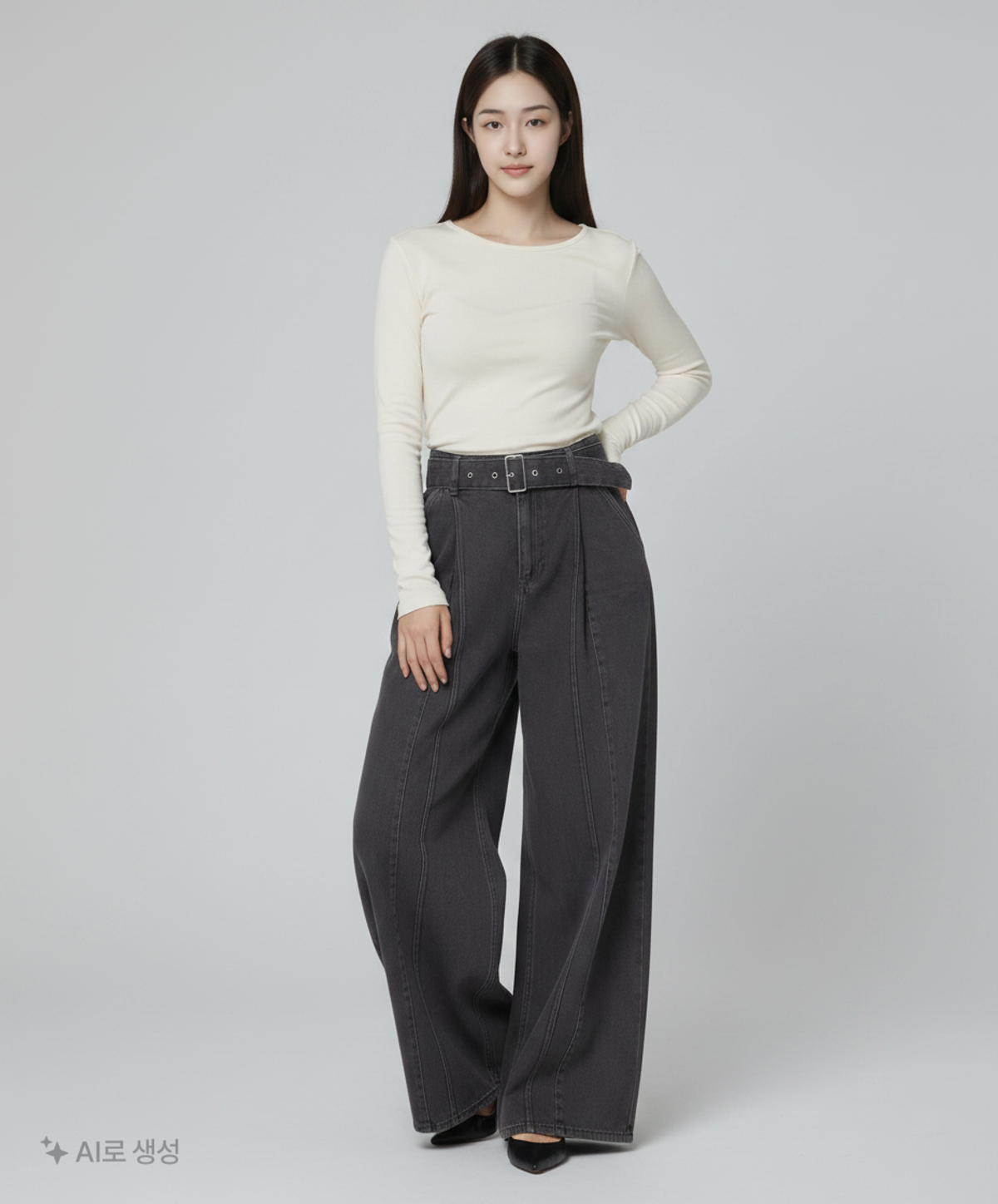 앤아더스토리즈(&OTHER STORIES) 청/데님 팬츠 2