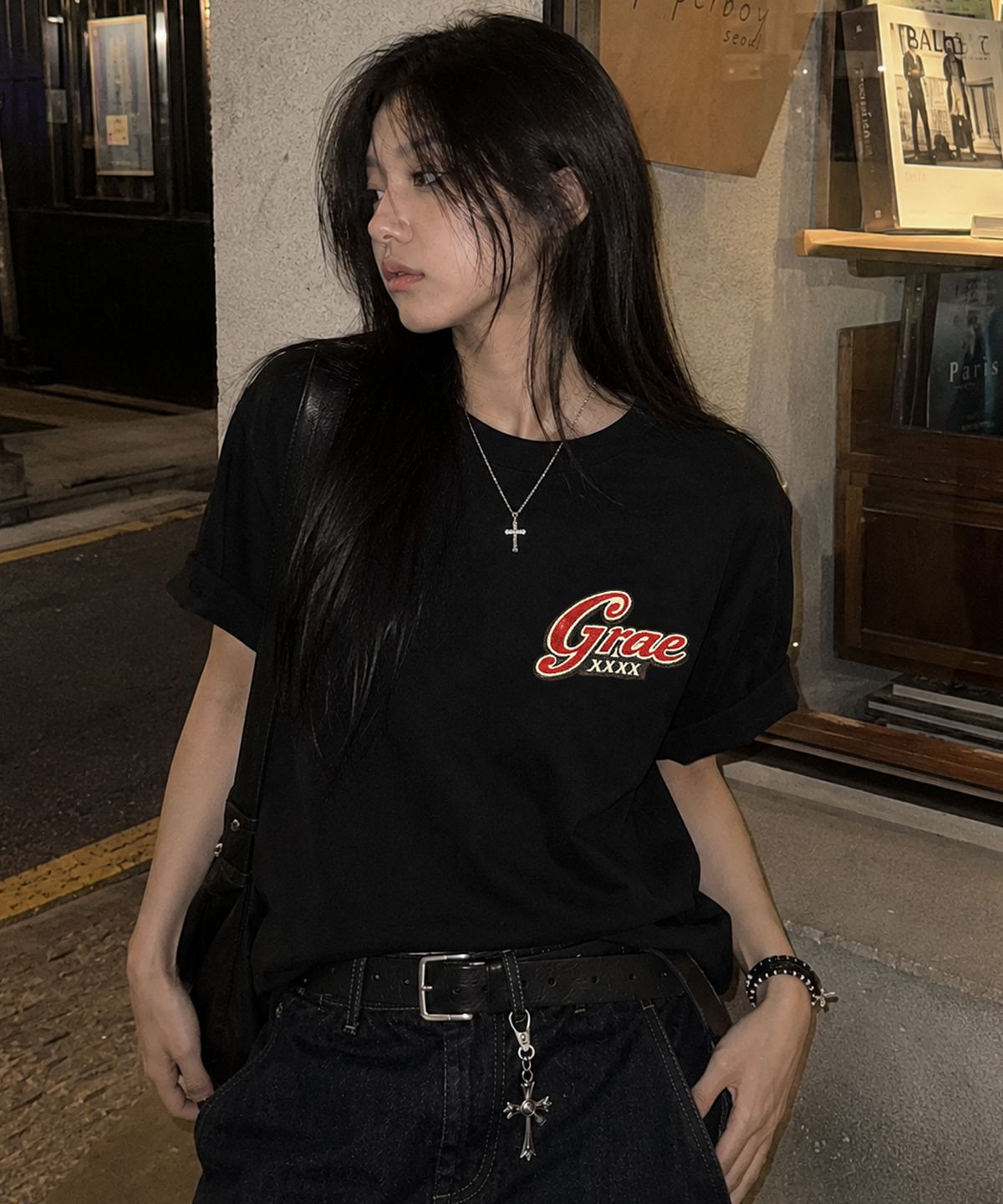 그레이버 오디너리(GRAVER ORDINARY) [ODNR UNISEX]Grae xxxx 반팔 티셔츠 2color