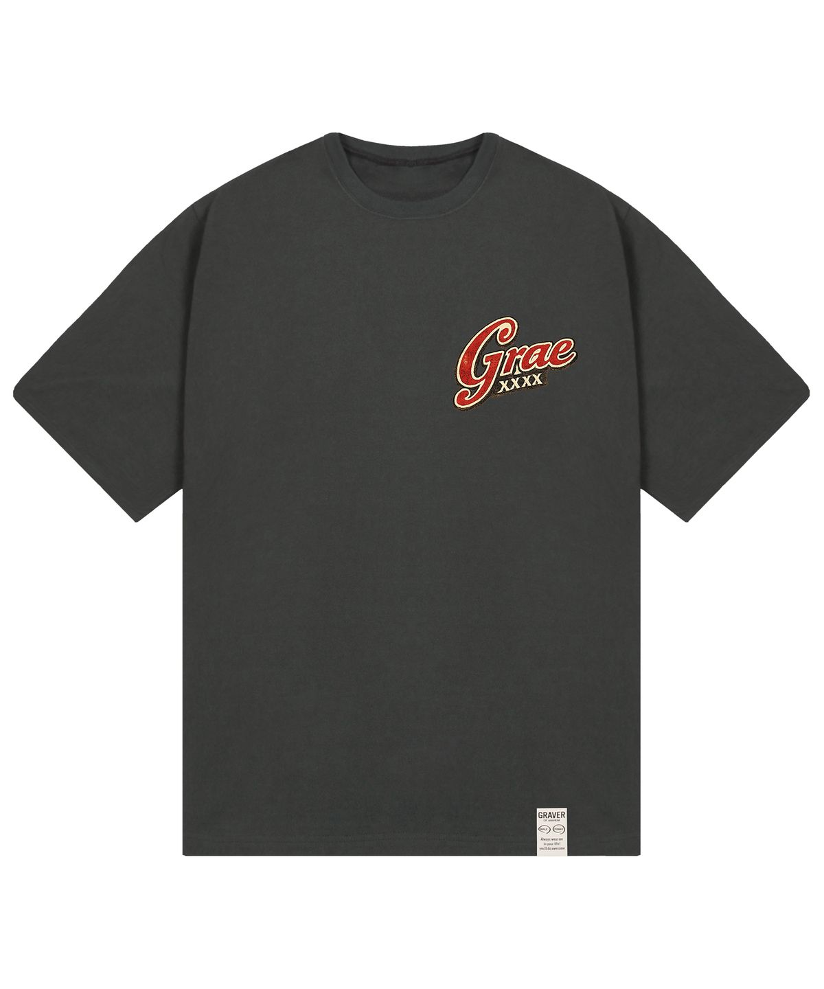 그레이버 오디너리(GRAVER ORDINARY) [ODNR UNISEX]Grae xxxx 반팔 티셔츠 2color