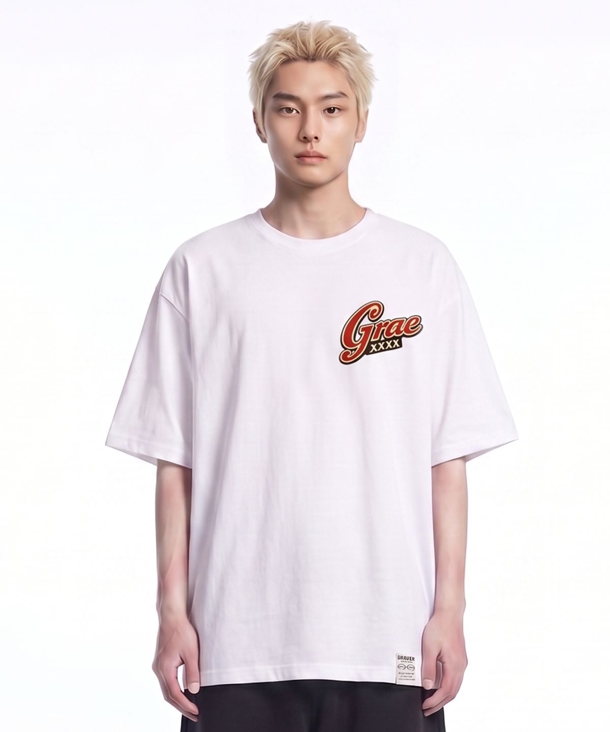 그레이버 오디너리(GRAVER ORDINARY) [ODNR UNISEX]Grae xxxx 반팔 티셔츠 2color