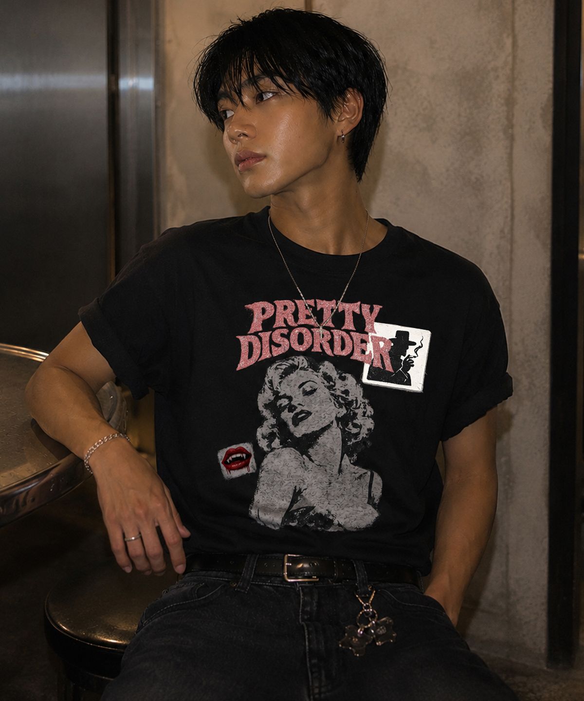 그레이버 오디너리(GRAVER ORDINARY) [ODNR UNISEX]Pretty Disorder 반팔 티셔츠 3color