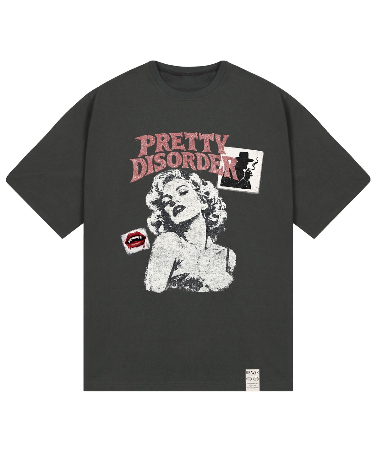 그레이버 오디너리(GRAVER ORDINARY) [ODNR UNISEX]Pretty Disorder 반팔 티셔츠 3color