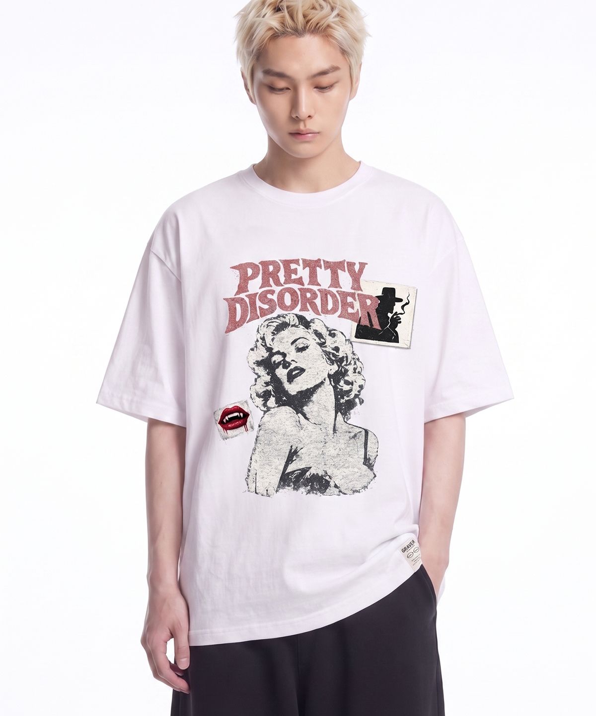 그레이버 오디너리(GRAVER ORDINARY) [ODNR UNISEX]Pretty Disorder 반팔 티셔츠 3color