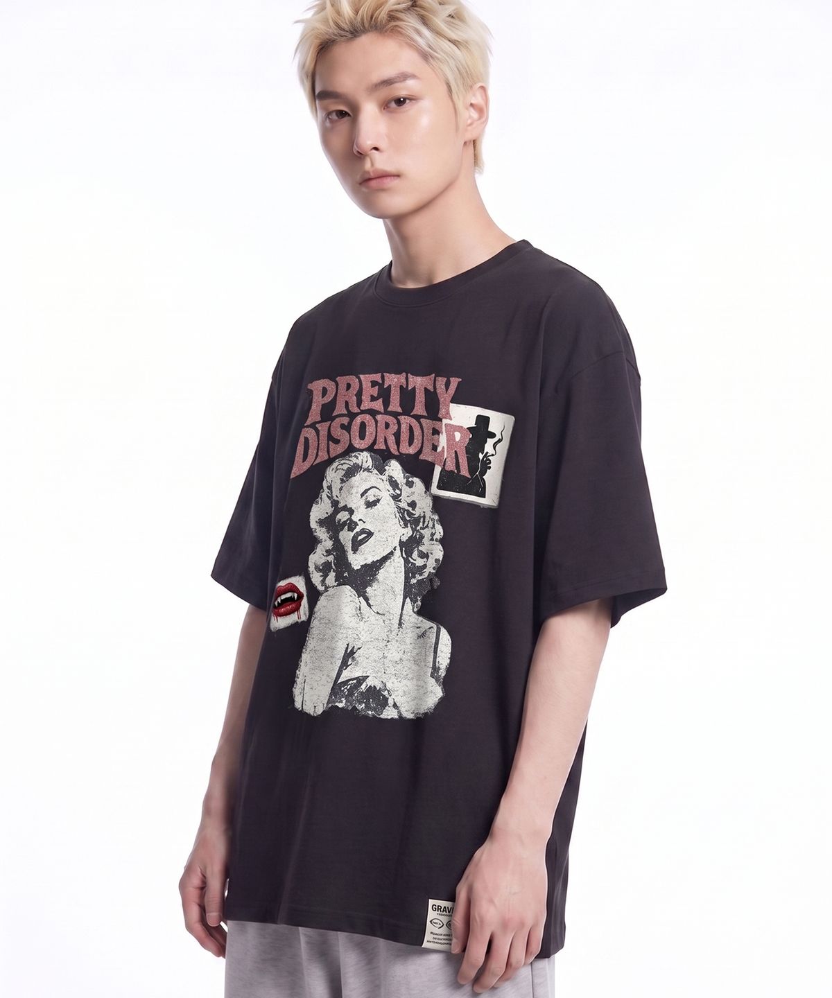 그레이버 오디너리(GRAVER ORDINARY) [ODNR UNISEX]Pretty Disorder 반팔 티셔츠 3color