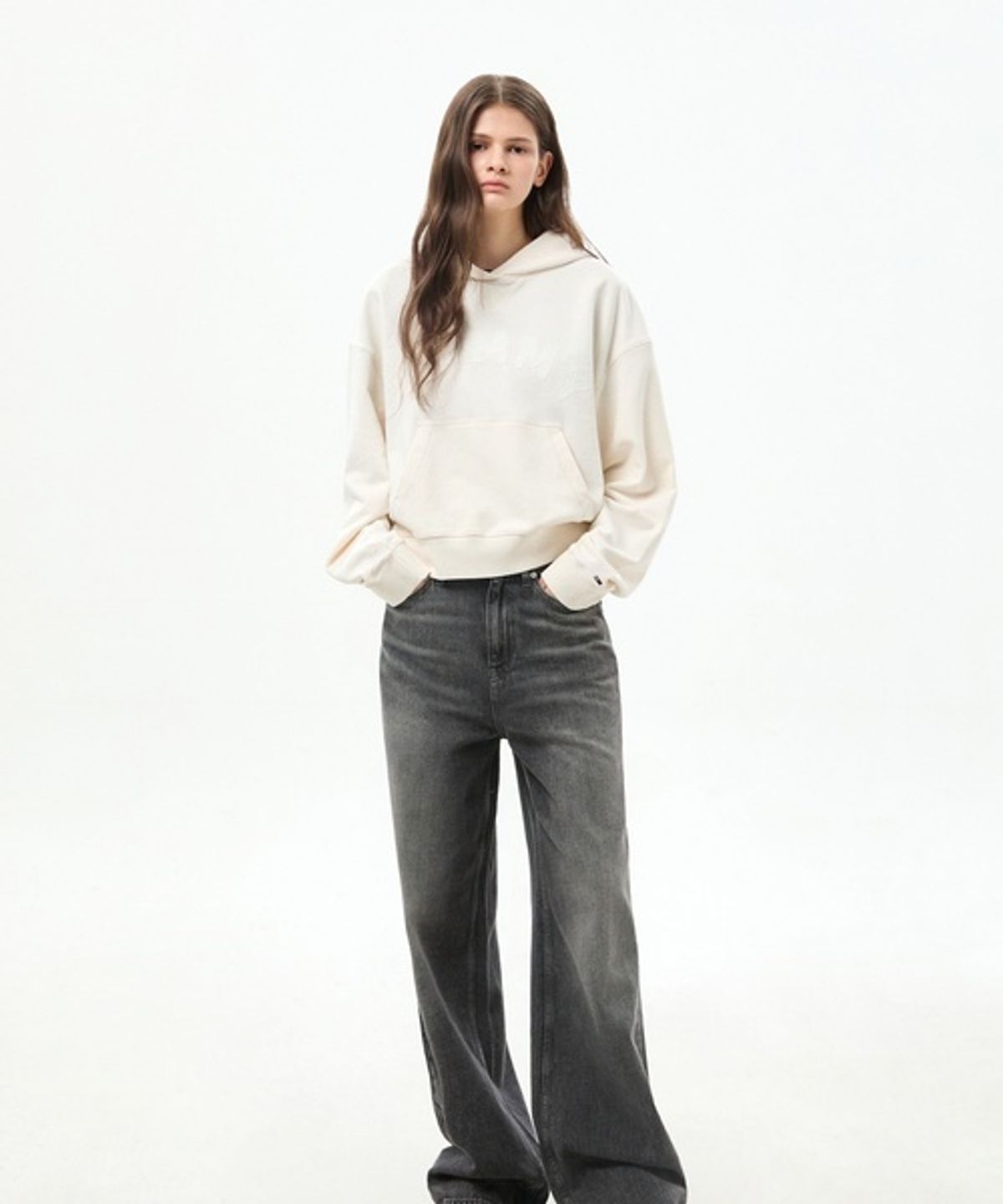 타미진스(TOMMY JEANS) 박시 핏 바시티 후디 (T32G6TTO16TWT1YBH)
