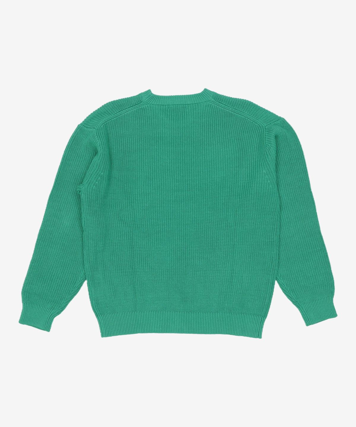 키뮤어(KIIMUIR) 22FW 워셔블 크루넥 니트_ 에메랄드 그린 L