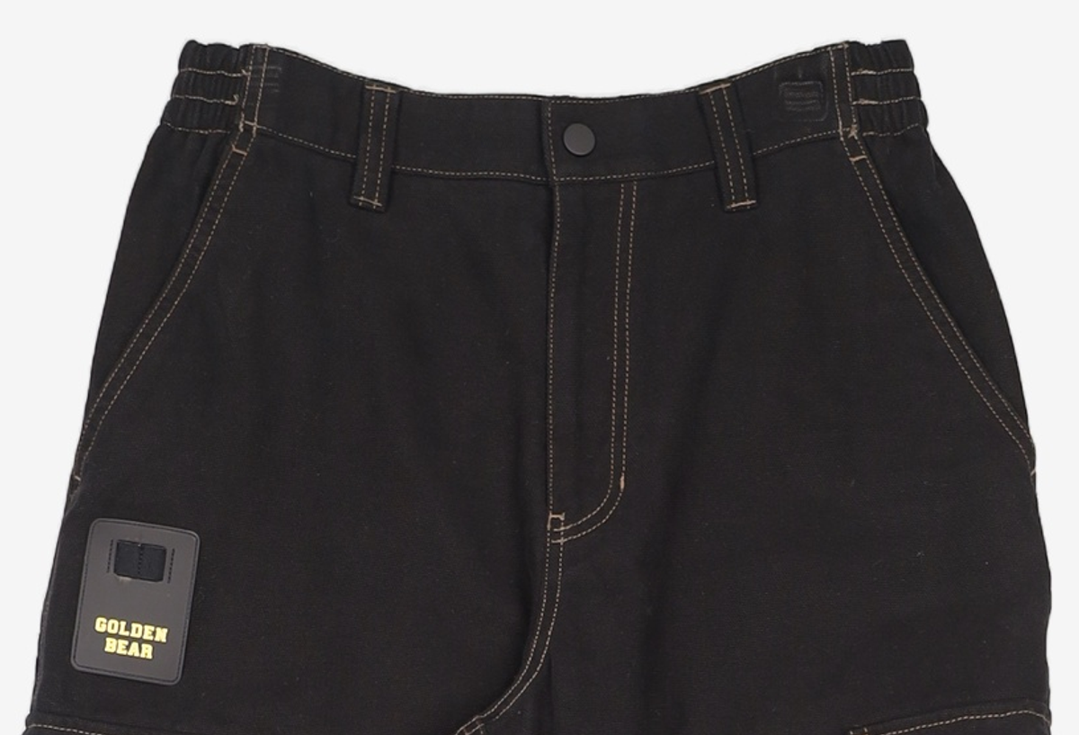 골든베어(GOLDEN BEAR) (MEN) 6 Pocket Straight Pants(Black)_G4PAW24735BKX S