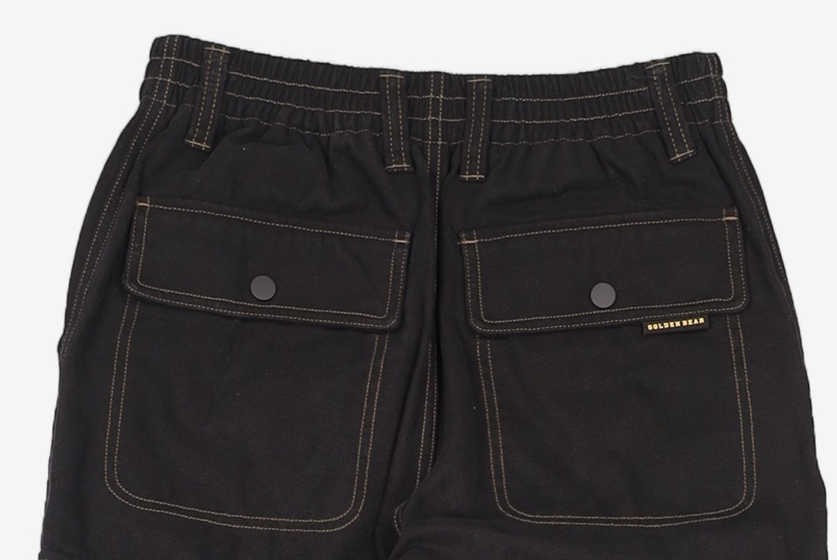 골든베어(GOLDEN BEAR) (MEN) 6 Pocket Straight Pants(Black)_G4PAW24735BKX S