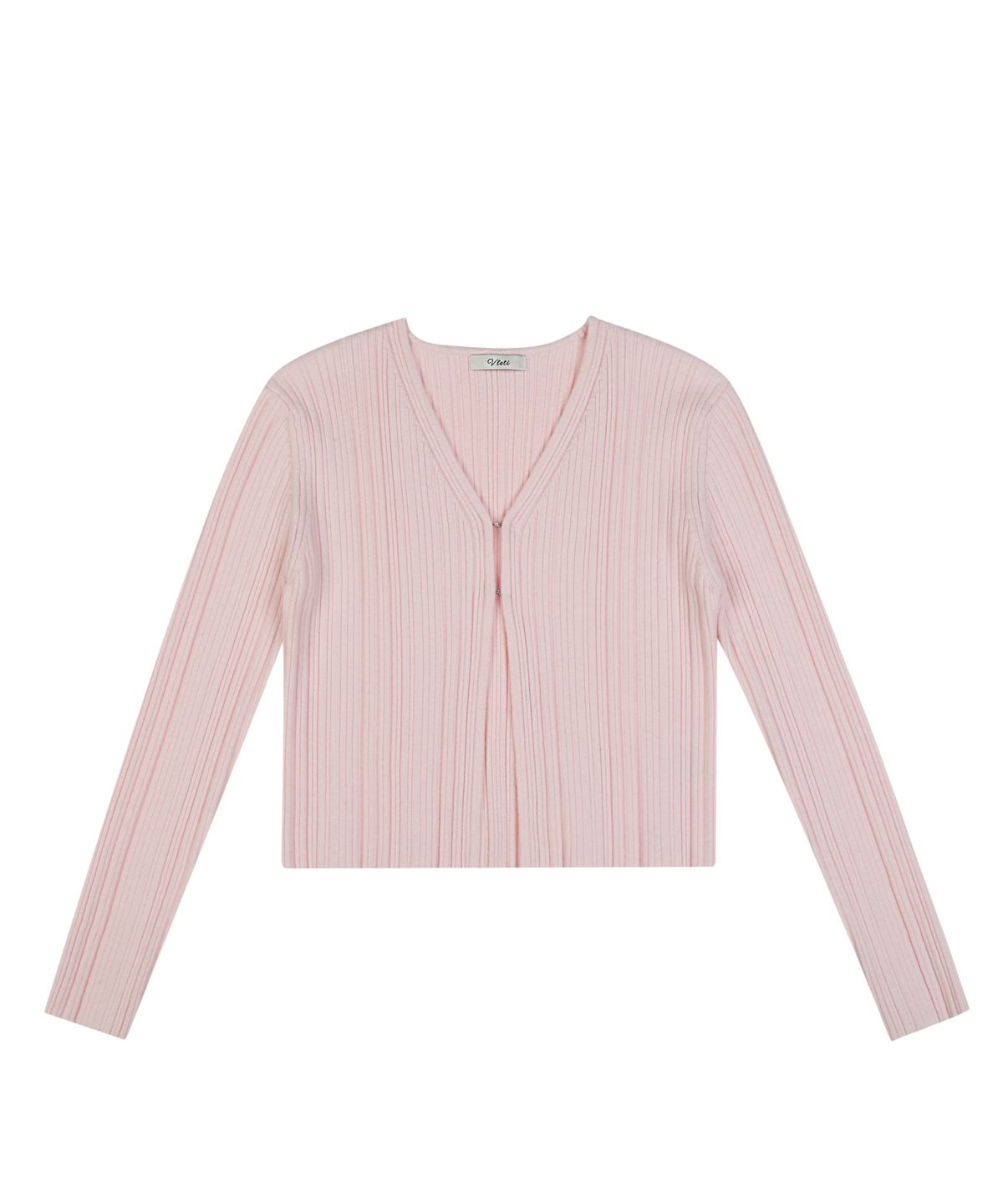 블레티(VLETI) Ribbed Knit Bolero (pink)