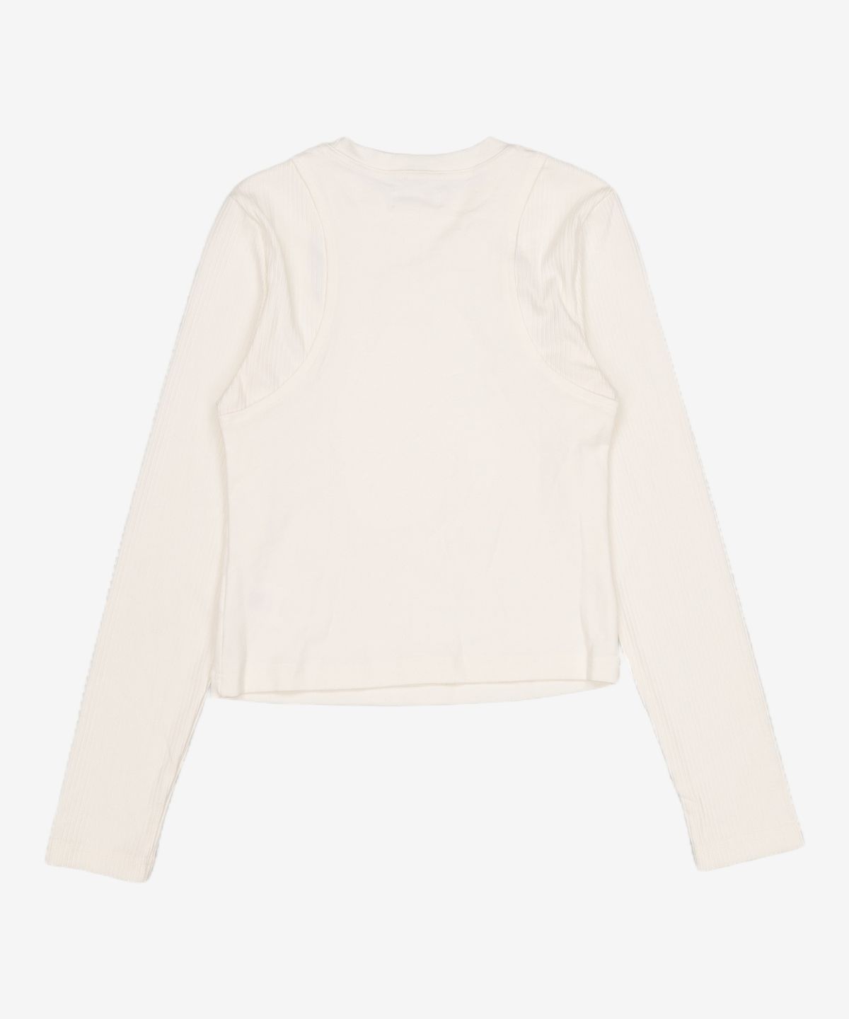 네이비 카운티(NAVY COUNTY) Slim Cut-out Top [Ecru] FREE