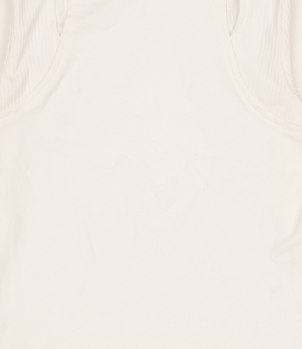 네이비 카운티(NAVY COUNTY) Slim Cut-out Top [Ecru] FREE