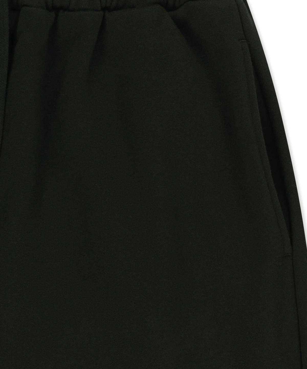 브라운브레스(BROWNBREATH) BERMUDA CIRCLE SHORTS - BLACK