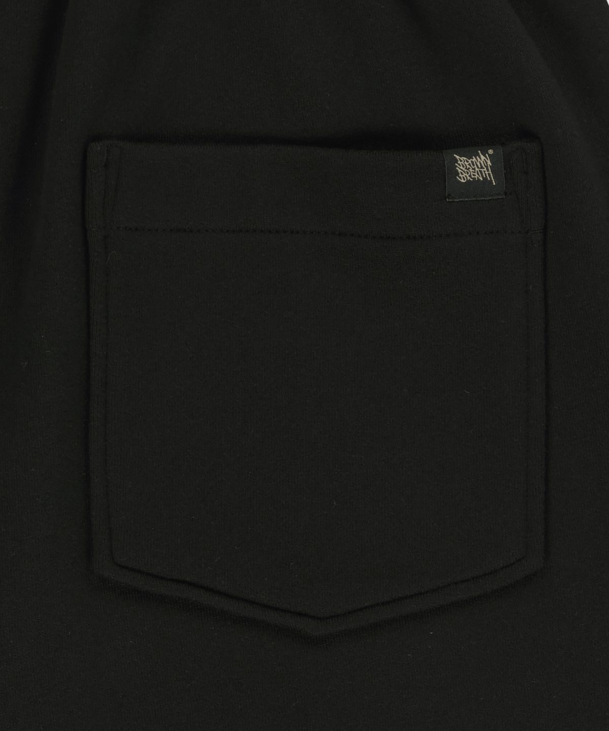 브라운브레스(BROWNBREATH) BERMUDA CIRCLE SHORTS - BLACK