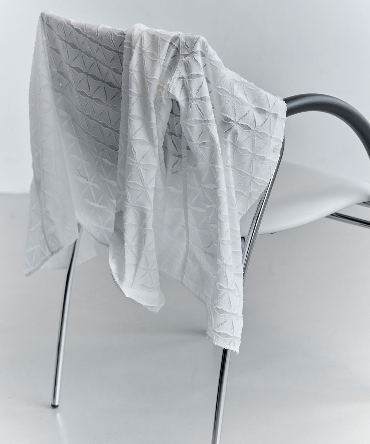 키류(KIRYU) PRISM CUT OFF SHIRT_SPACE WHITE