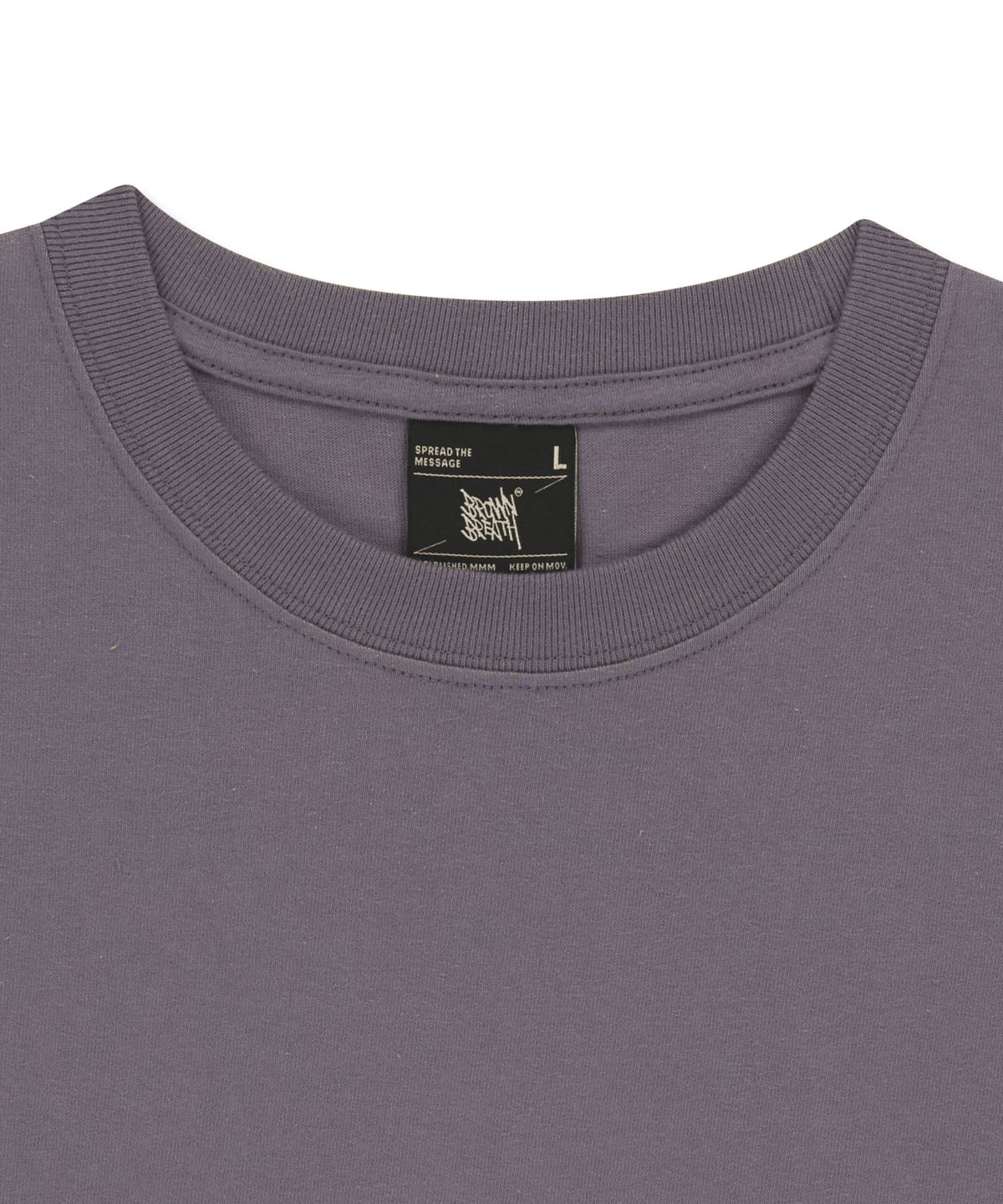 브라운브레스(BROWNBREATH) BB HERITAGE EAGLE TAG TEE - PURPLE