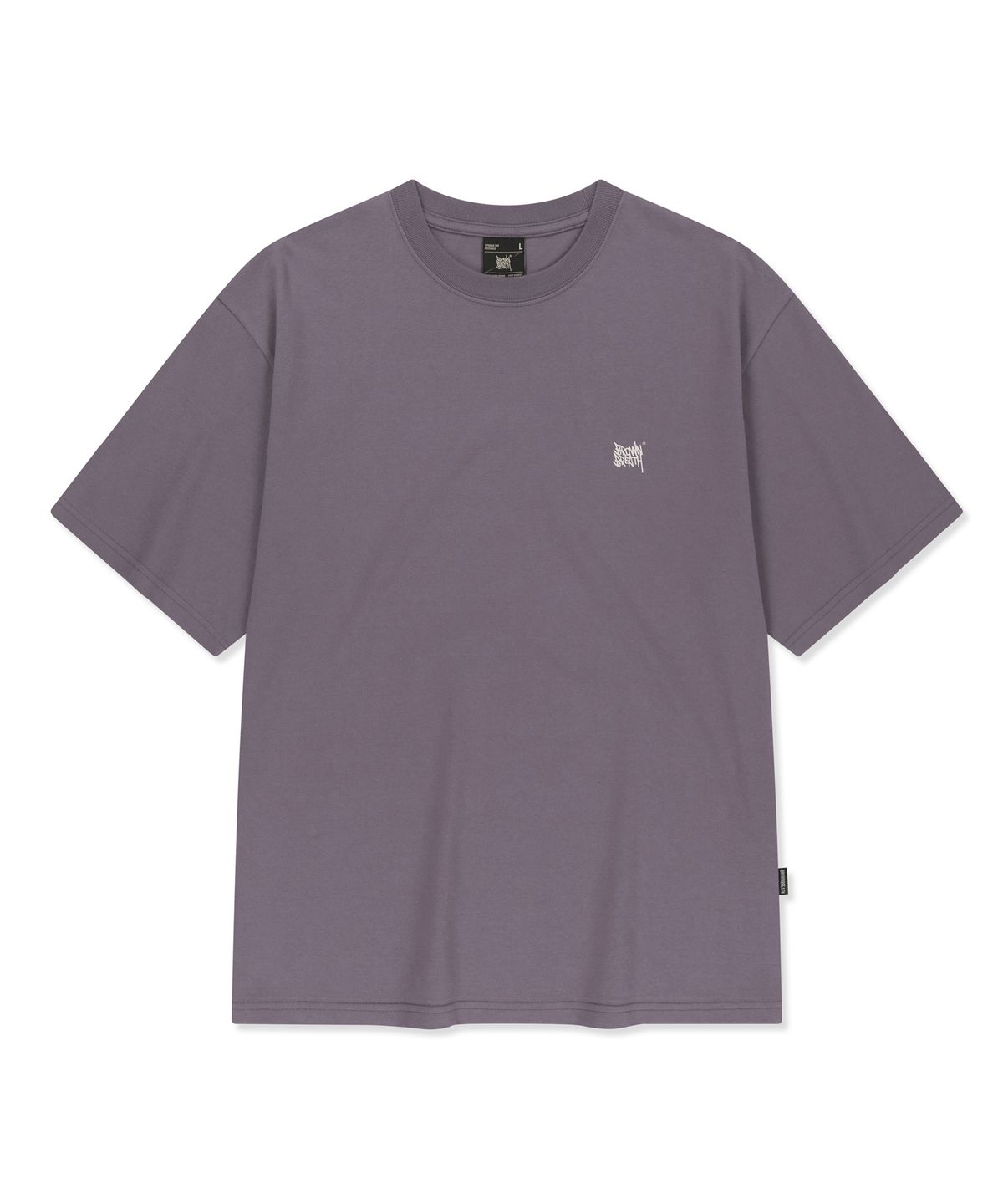 브라운브레스(BROWNBREATH) BB HERITAGE EAGLE TAG TEE - PURPLE