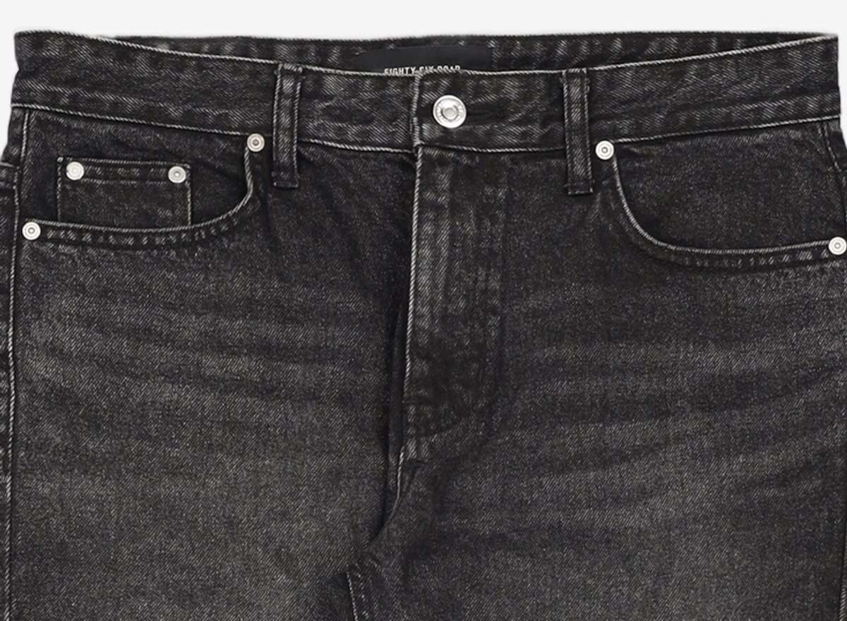 86로드(86ROAD) BLACK NORMAL CHIP / CROP TAPERED 30