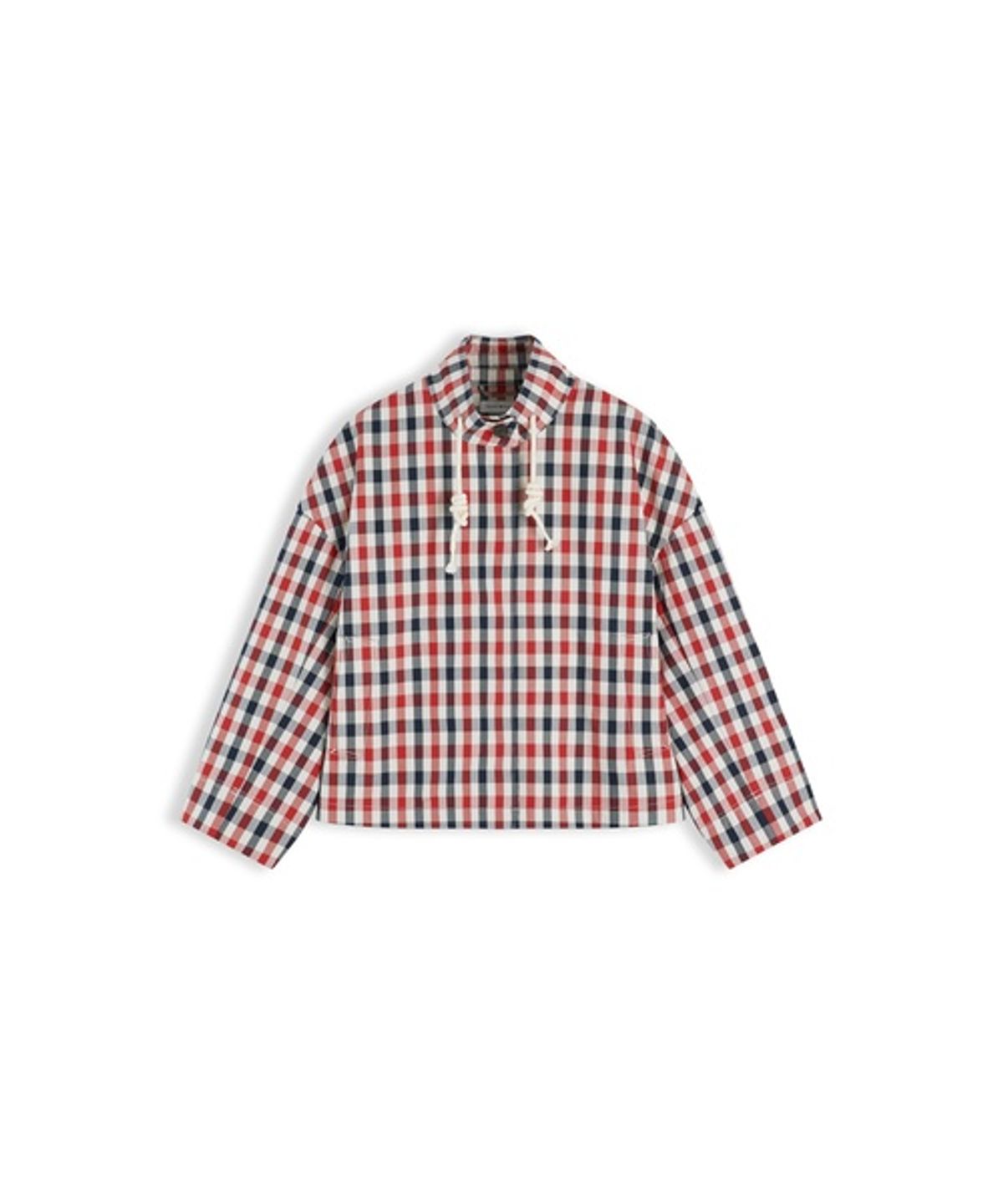 타미힐피거(TOMMY HILFIGER) 코튼 체크 숏 파카